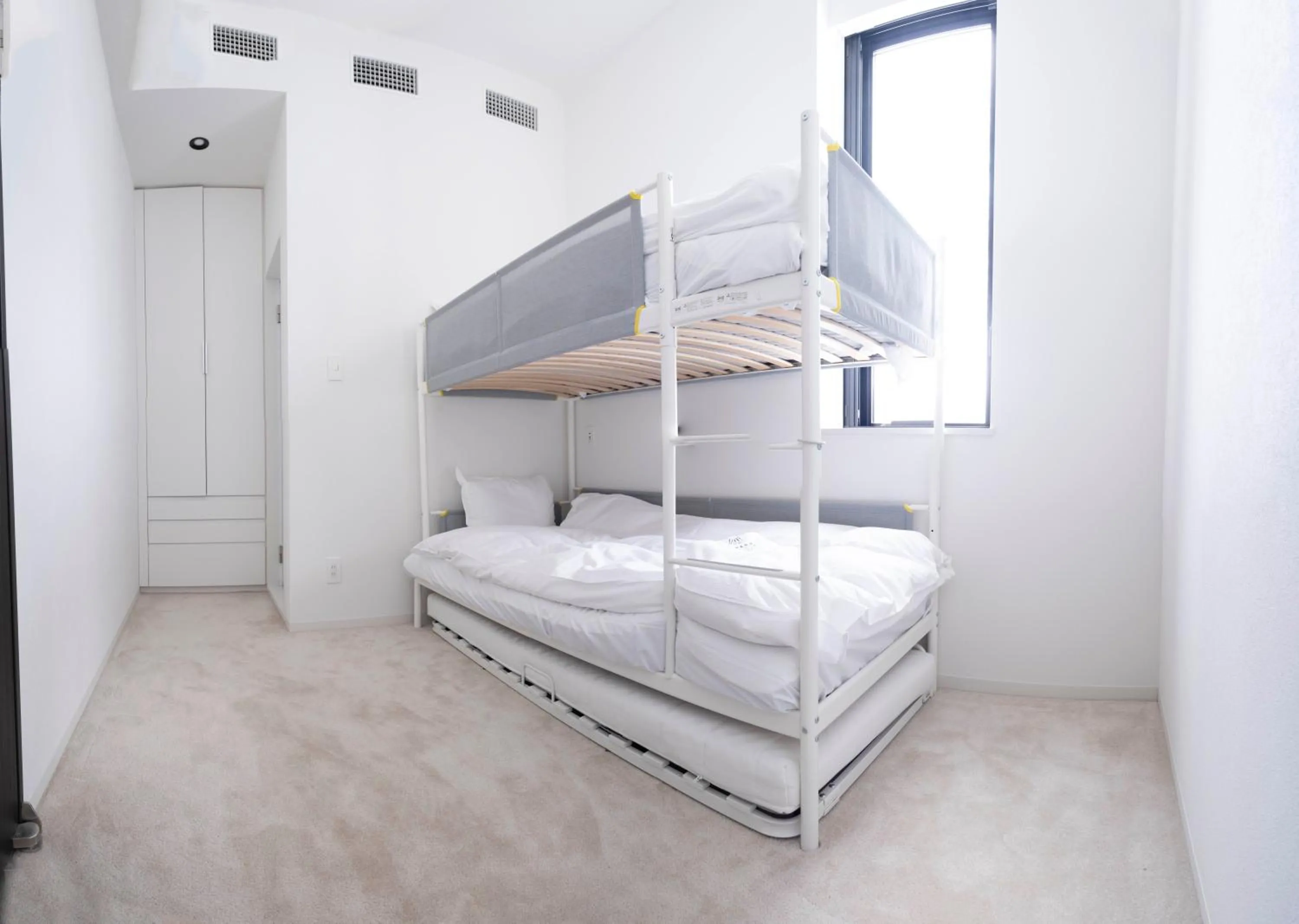 Bed in Tsubasa Chalet at Hanaridge