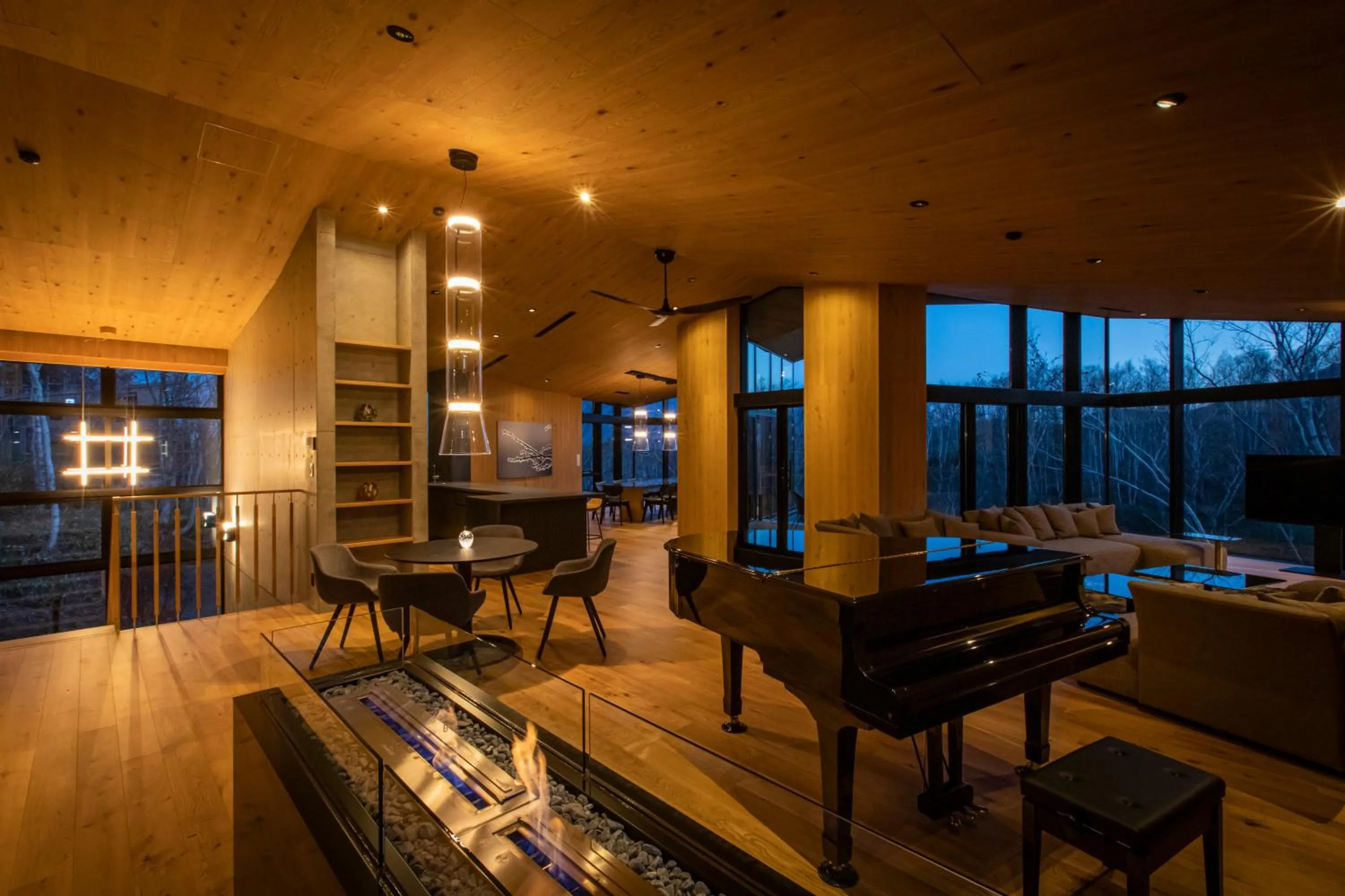 Night in Tsubasa Chalet at Hanaridge