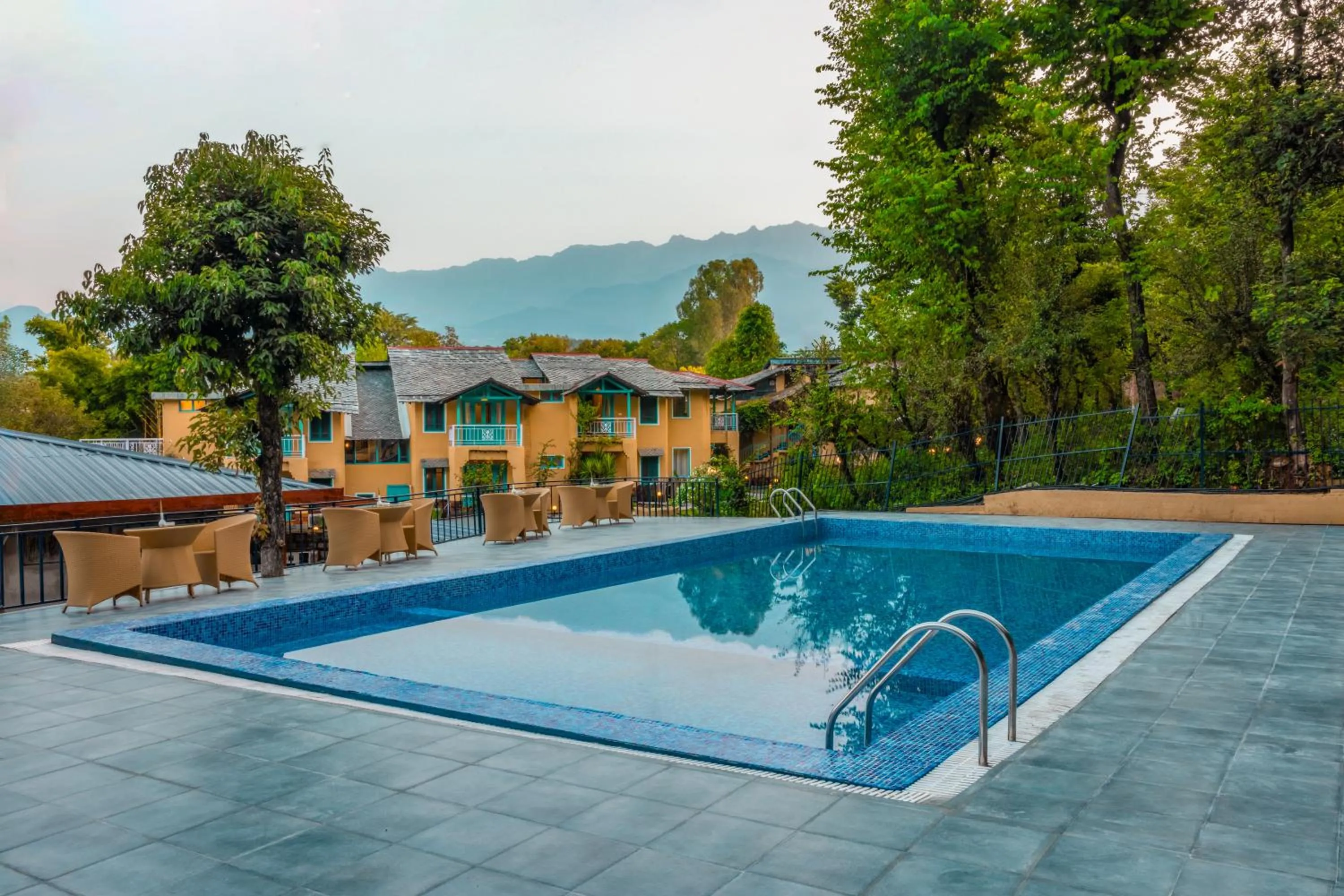 Mountain view in Tree of Life Birdsong Chalets , Dharamshala