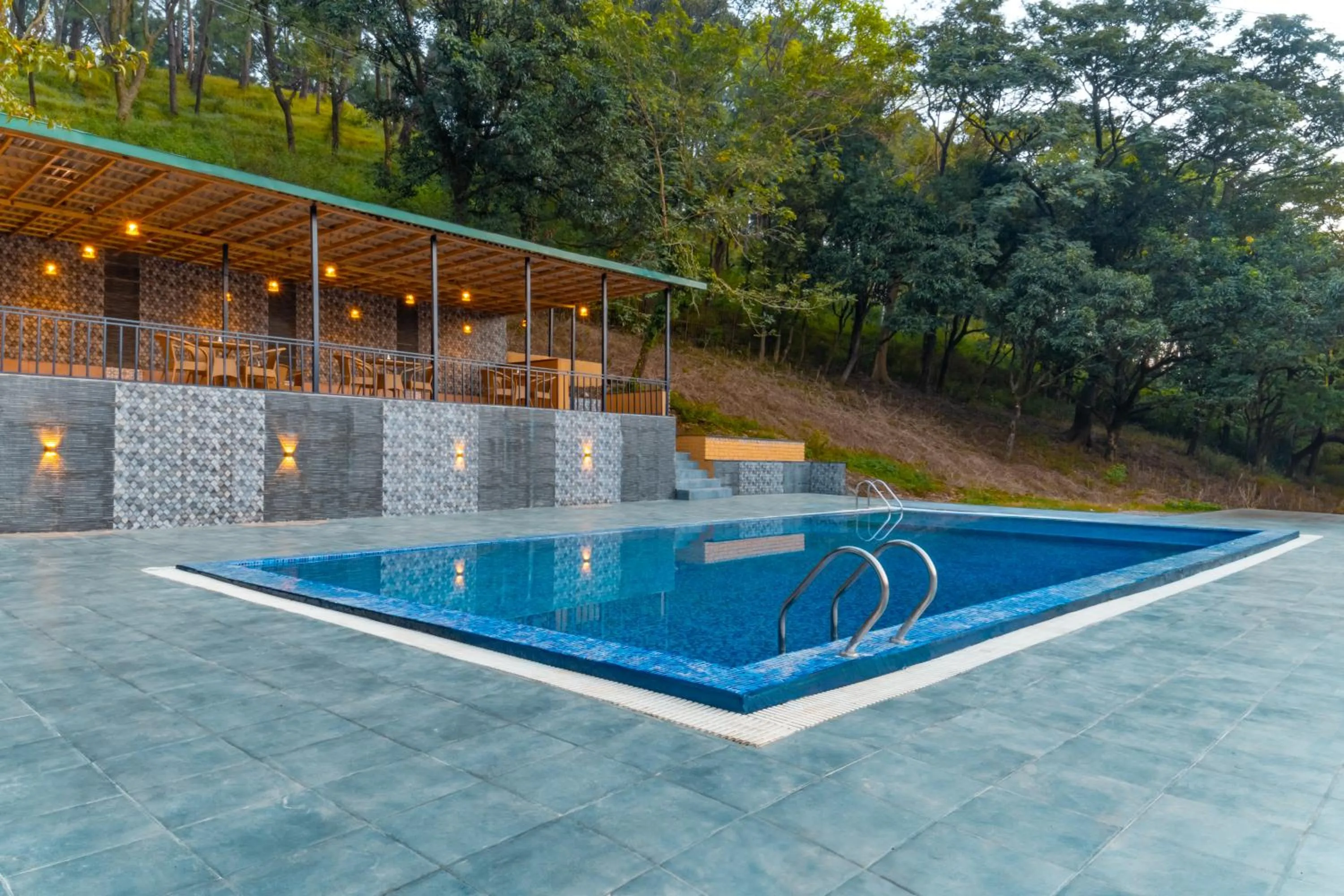 Swimming pool in Tree of Life Birdsong Chalets , Dharamshala