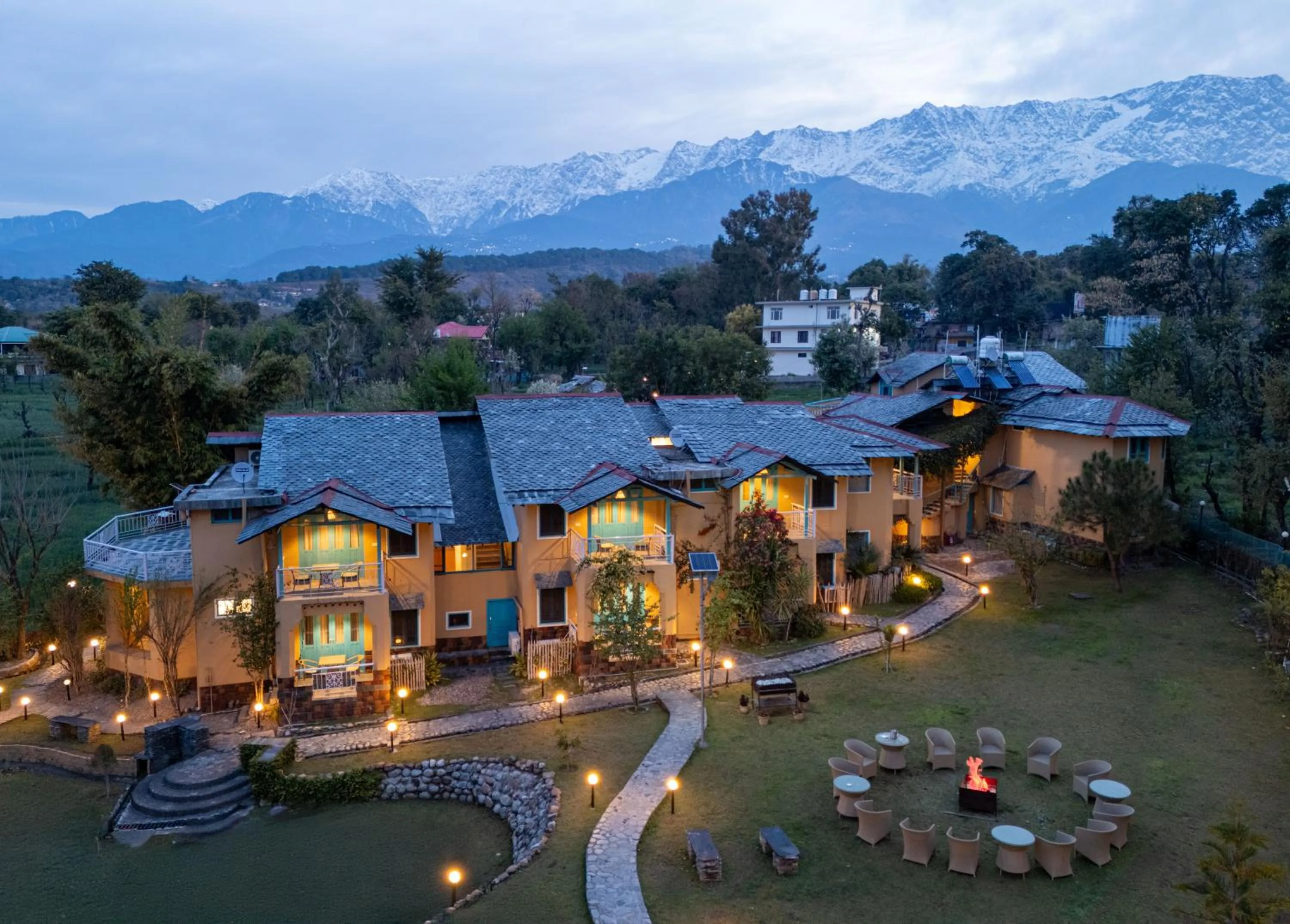Property building in Tree of Life Birdsong Chalets , Dharamshala