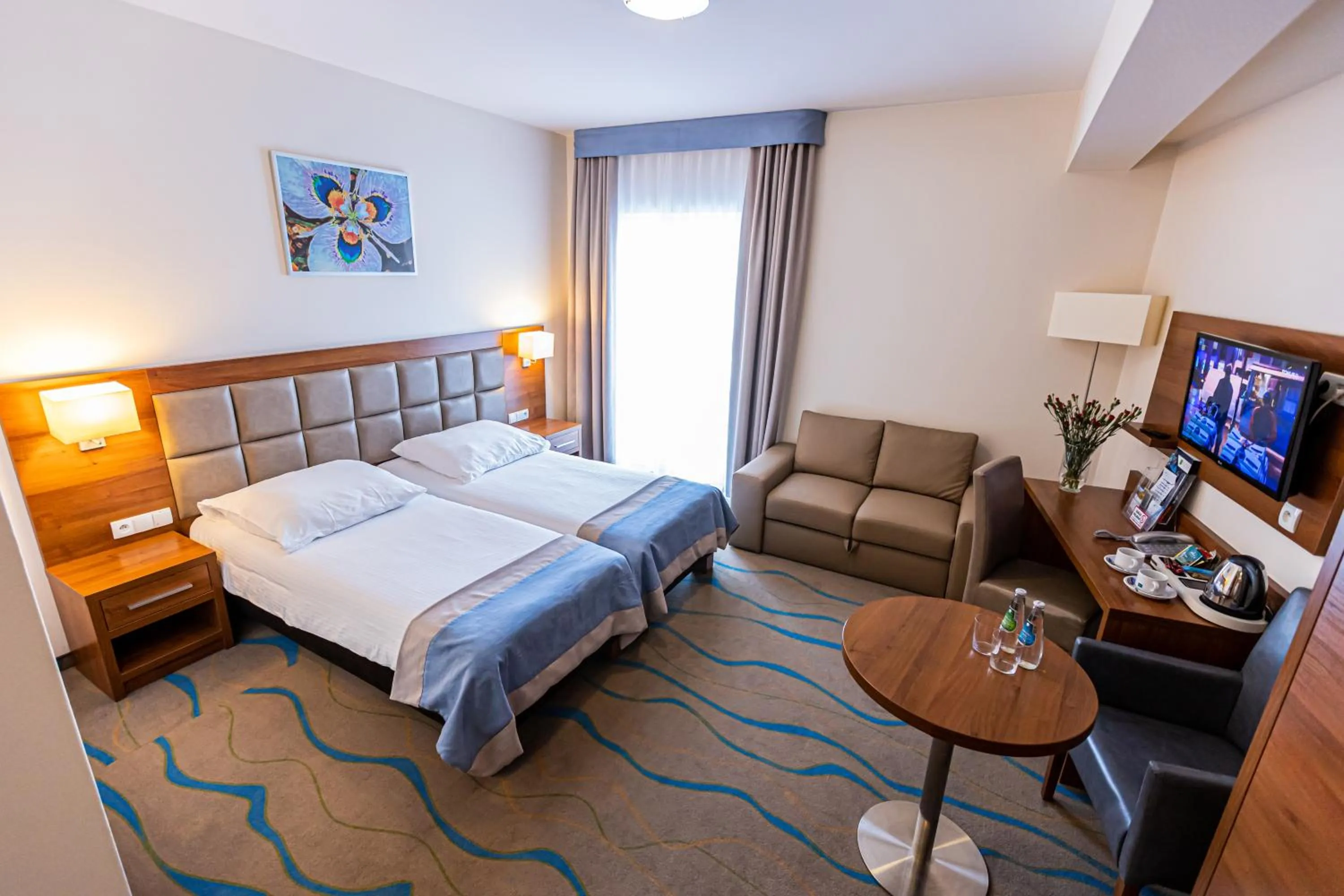 Bed in Hotel Olivia Medical SPA