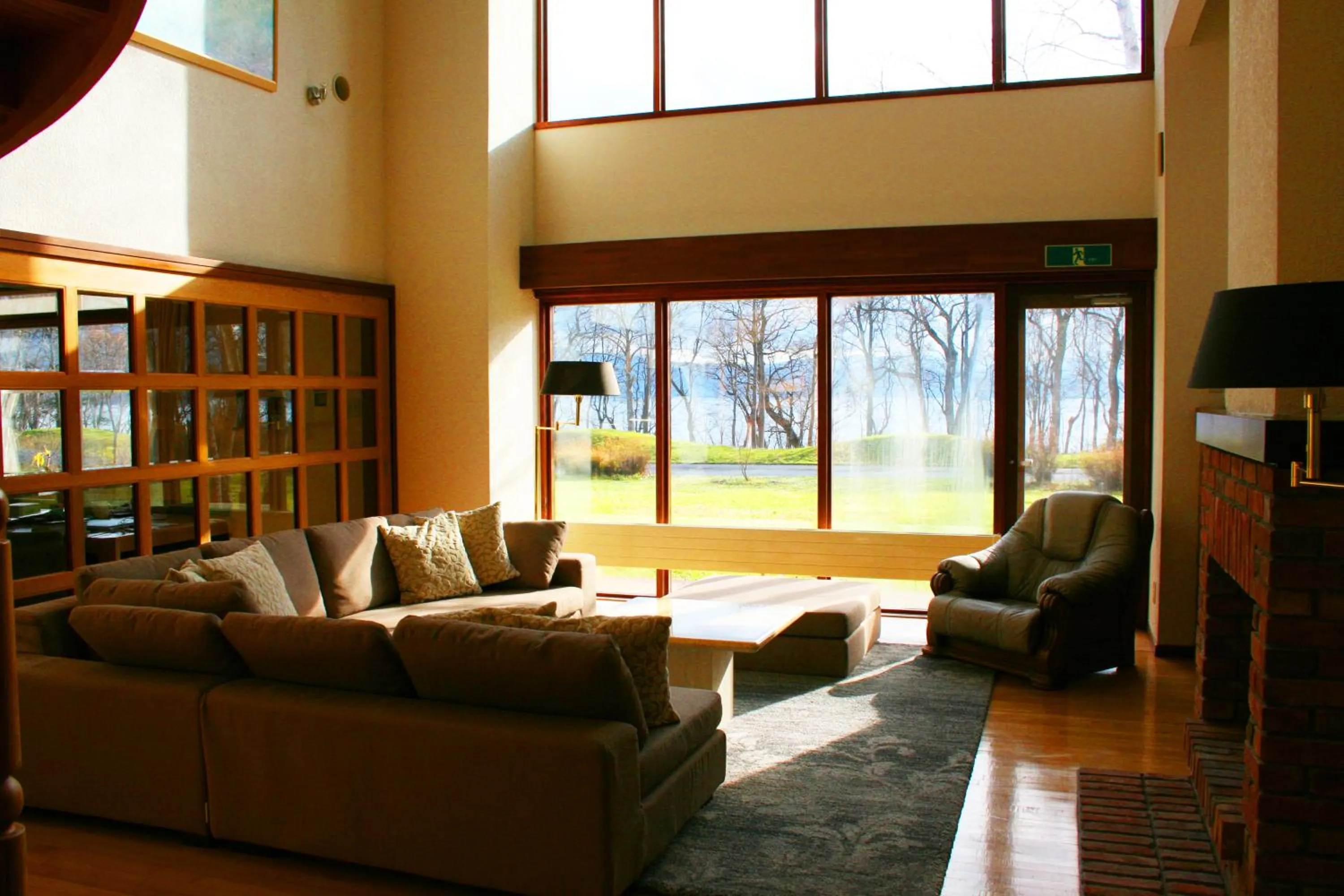 Living room in Lakehouse At Toyako