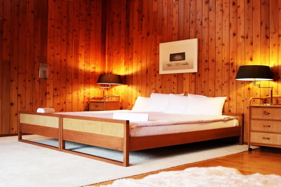 Bedroom, Bed in Lakehouse At Toyako