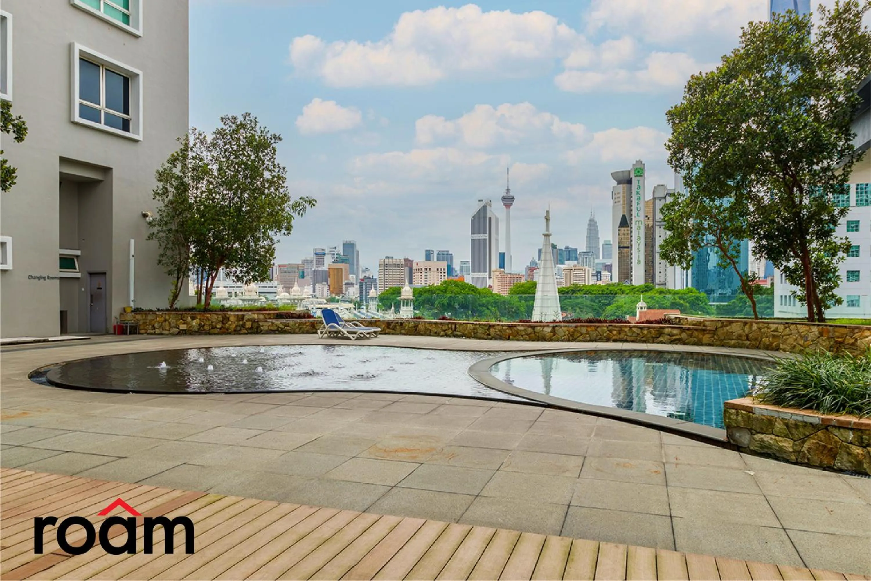 Swimming pool in Dua Sentral KL Sentral