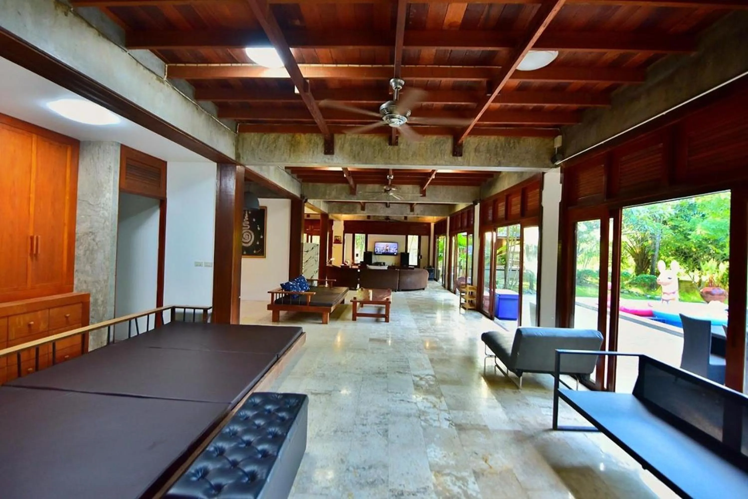 Living room in SS pool villa hills