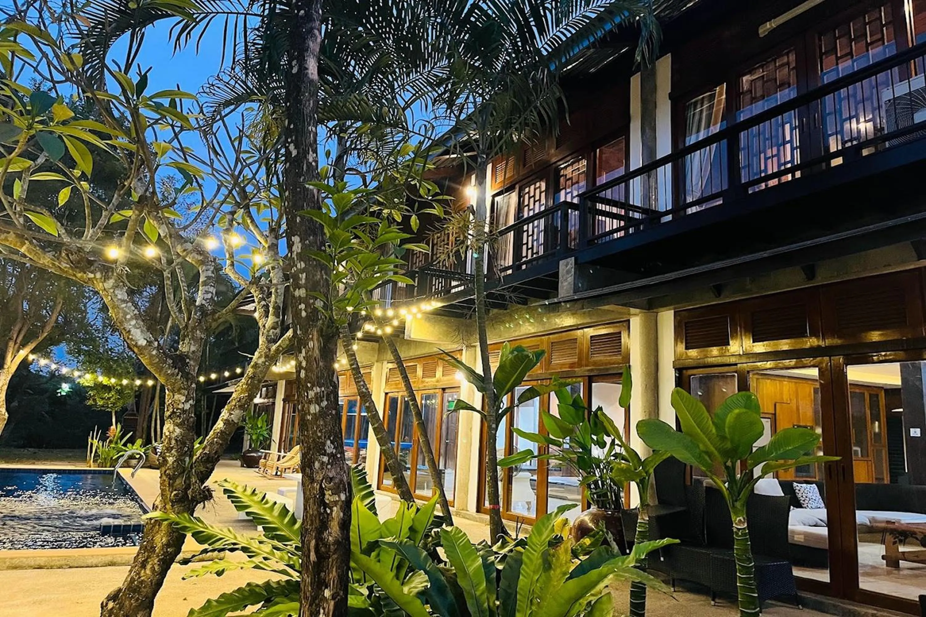 Garden view in SS pool villa hills