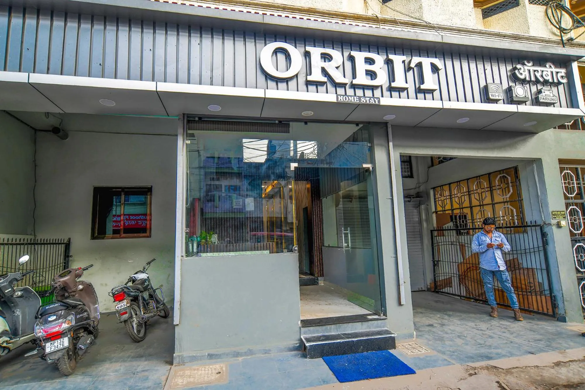 Facade/entrance in FabHotel Orbit Homestay