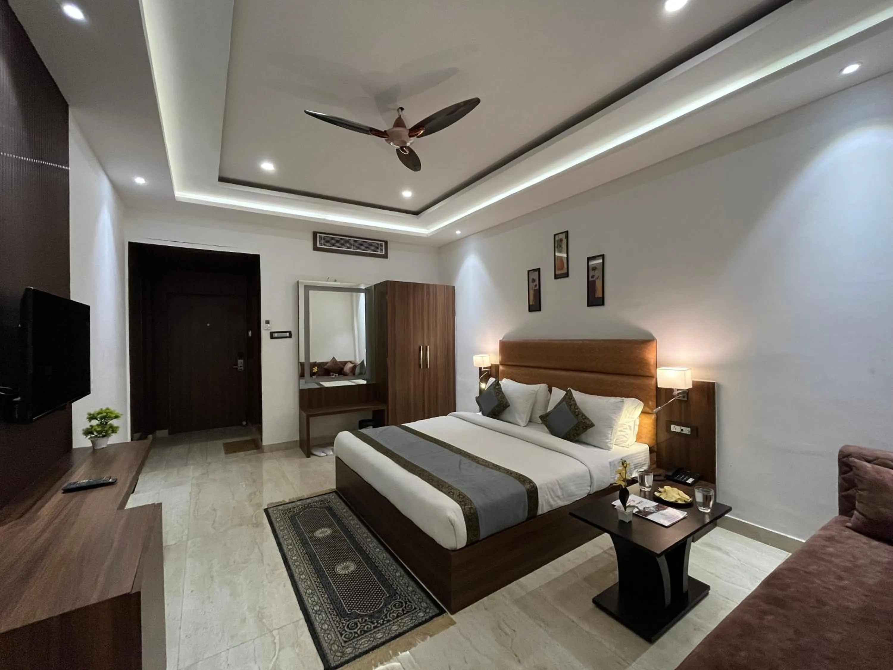 Bed in Hotel Kalawati Palace