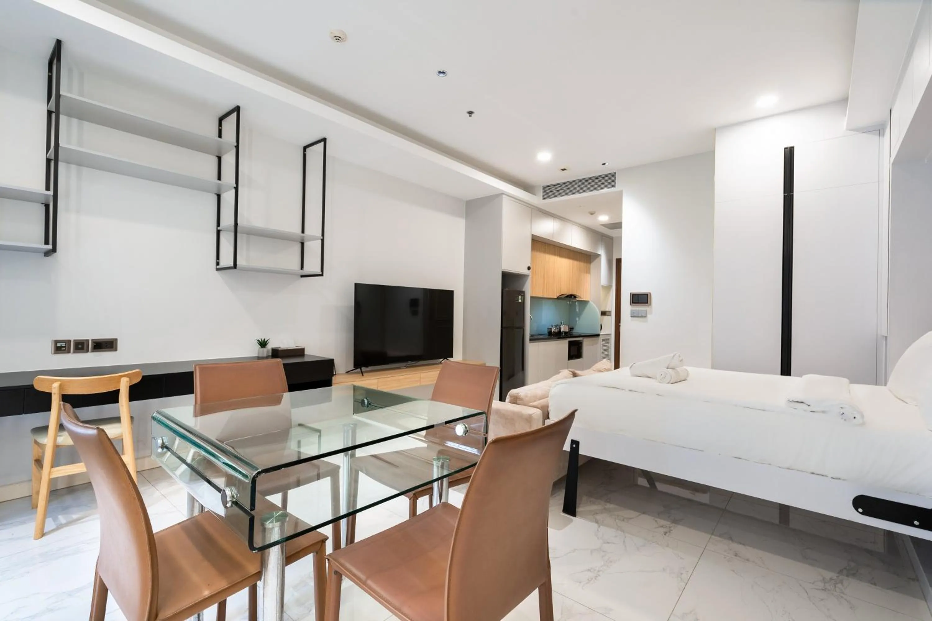 Bed in The Rixx Madison