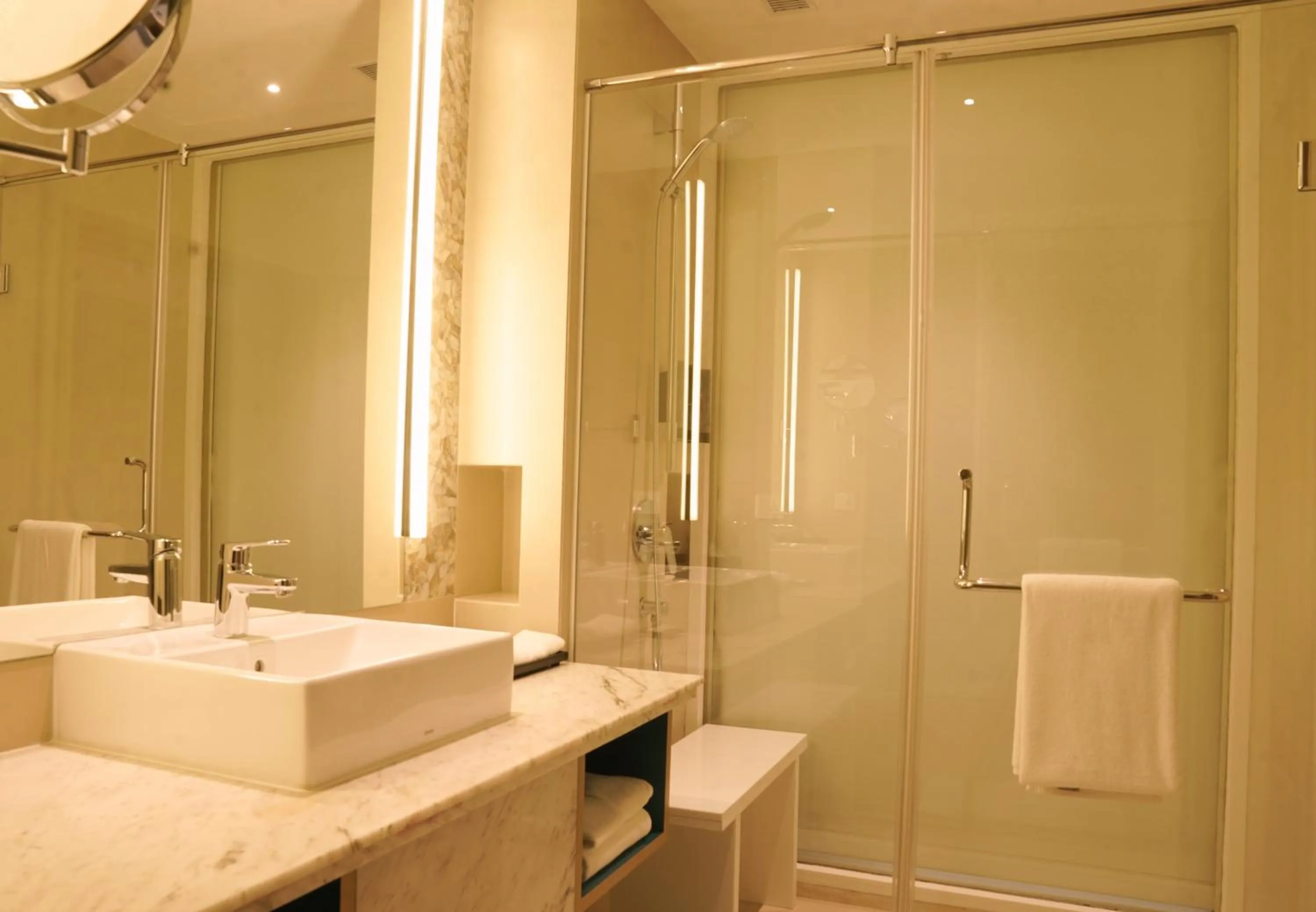 Shower in Gokulam Grand Trivandrum