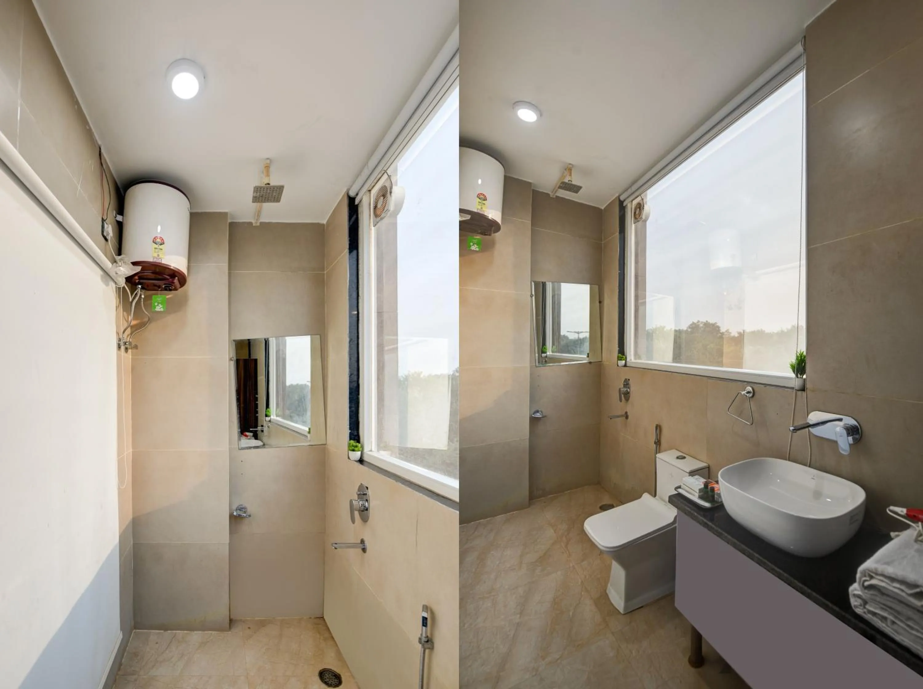 Shower in Qotel Comfort Ashok Vihar - Near Delhi University