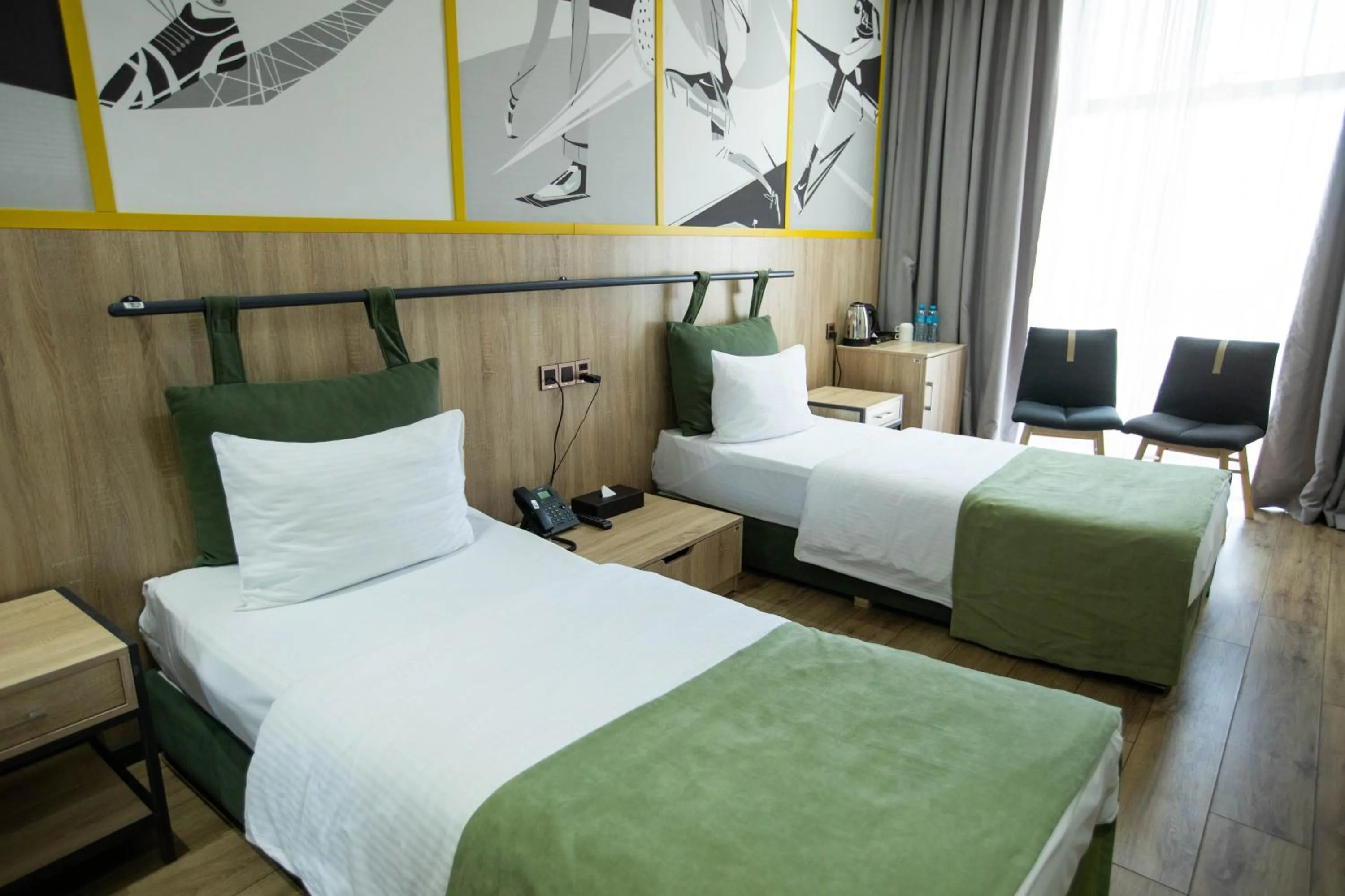 Bed in Arena Sport Hotel