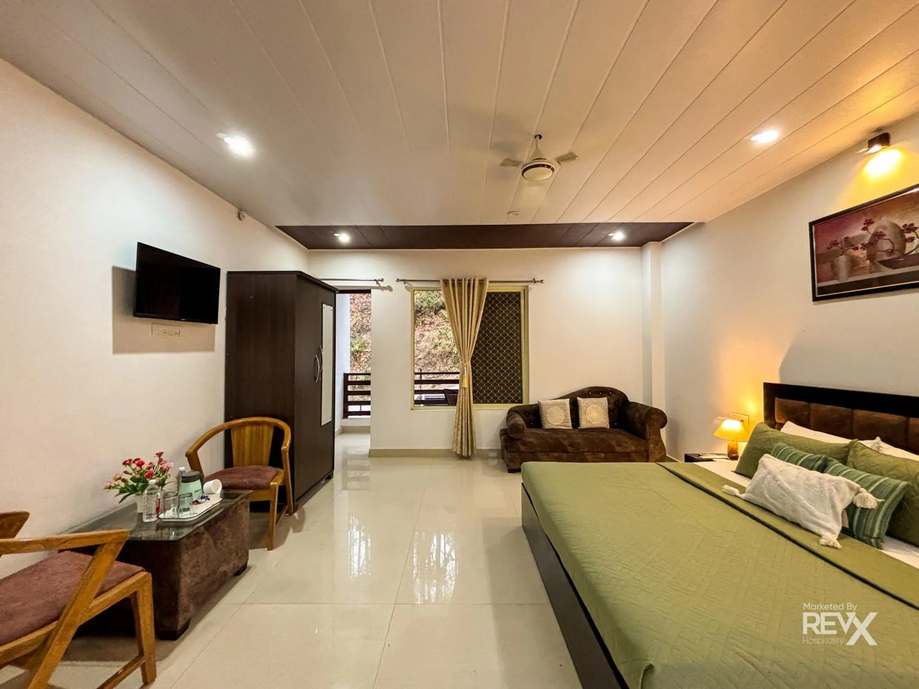 View (from property/room), Bed in Hotel Prince valley