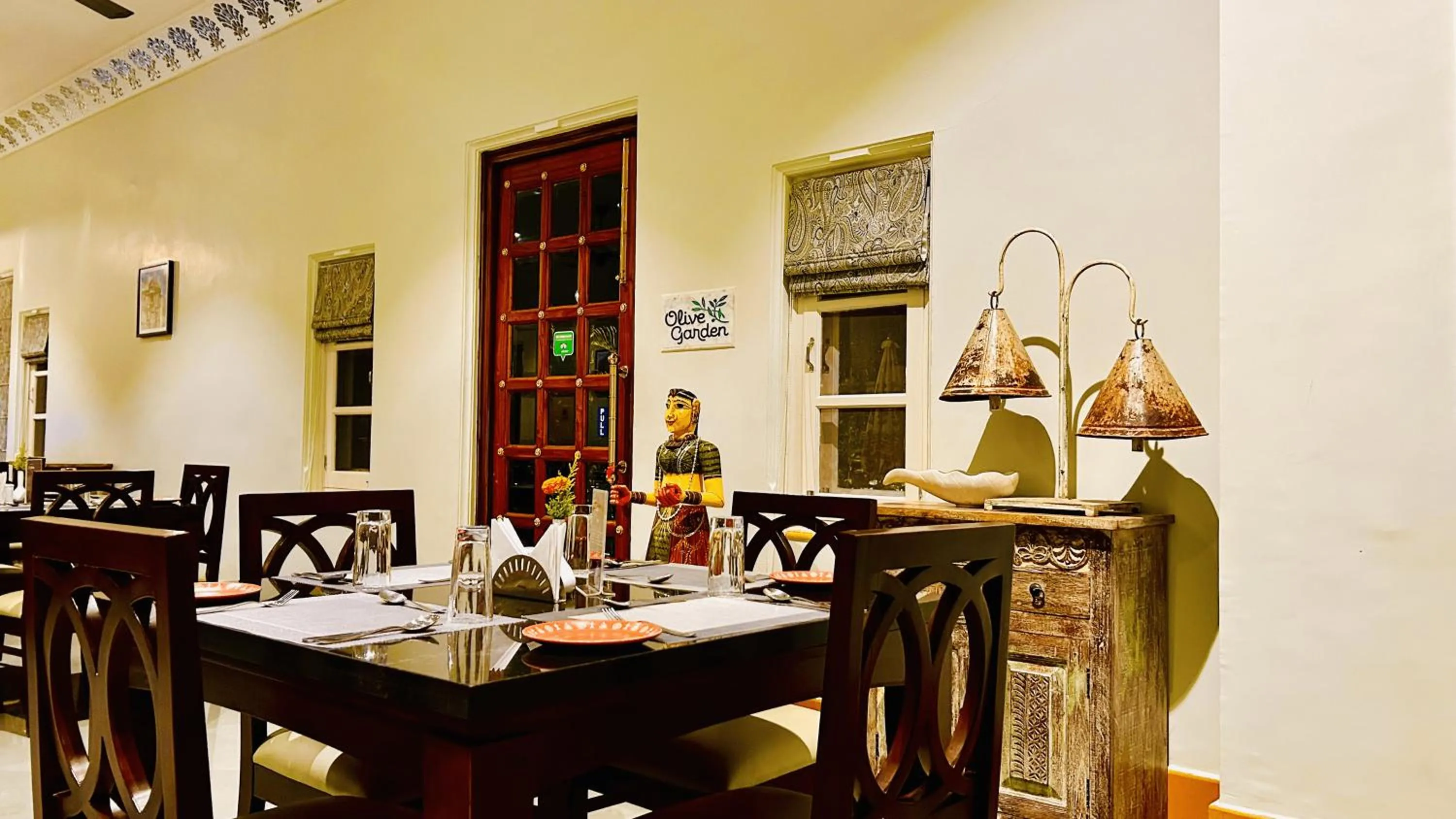Restaurant/places to eat in THE TRISHALA VILAS (A LUXURY BOUTIQUE HOTEL & SPA)