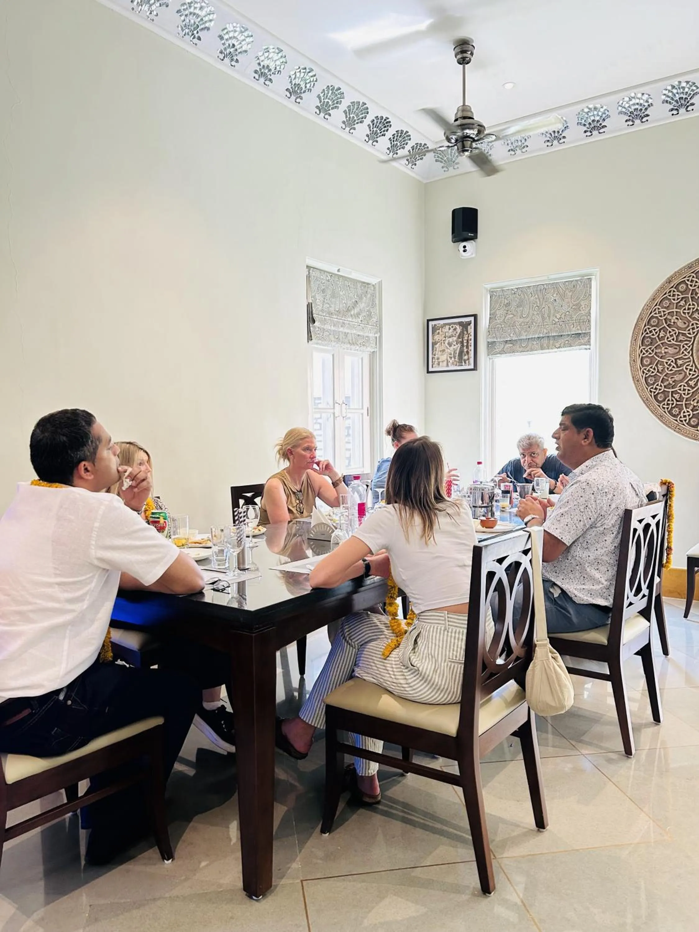 group of guests in THE TRISHALA VILAS (A LUXURY BOUTIQUE HOTEL & SPA)