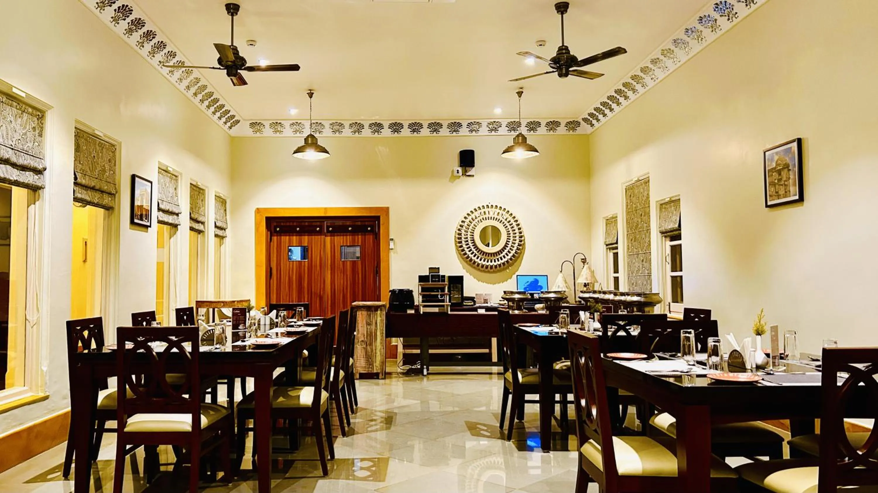 Restaurant/places to eat in THE TRISHALA VILAS (A LUXURY BOUTIQUE HOTEL & SPA)