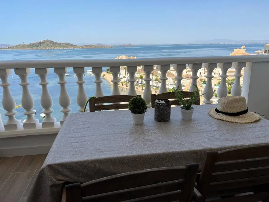 Renovated apartment in La Manga with great sunset