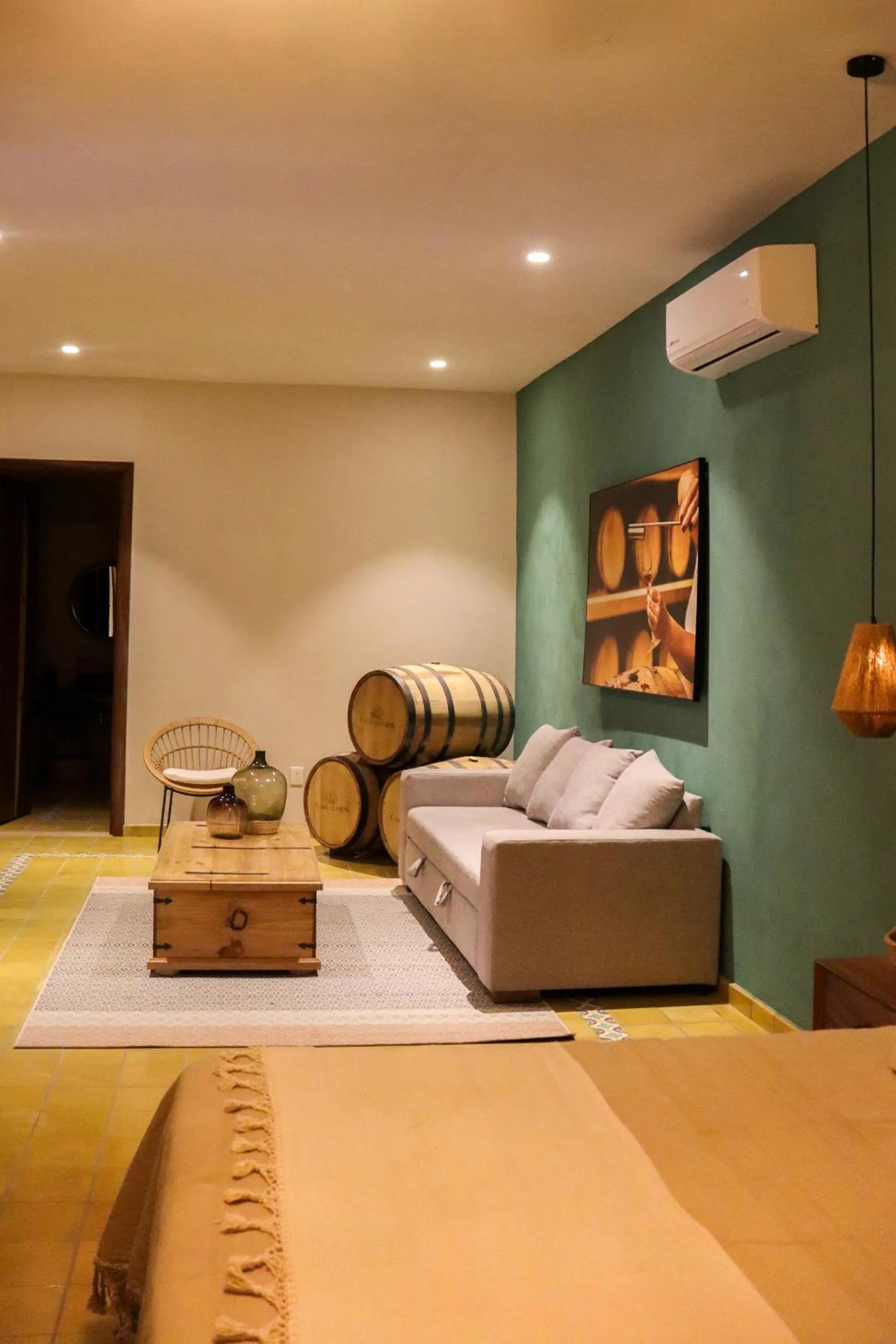 Living room, Bed in Hotel Boutique Gloriagave