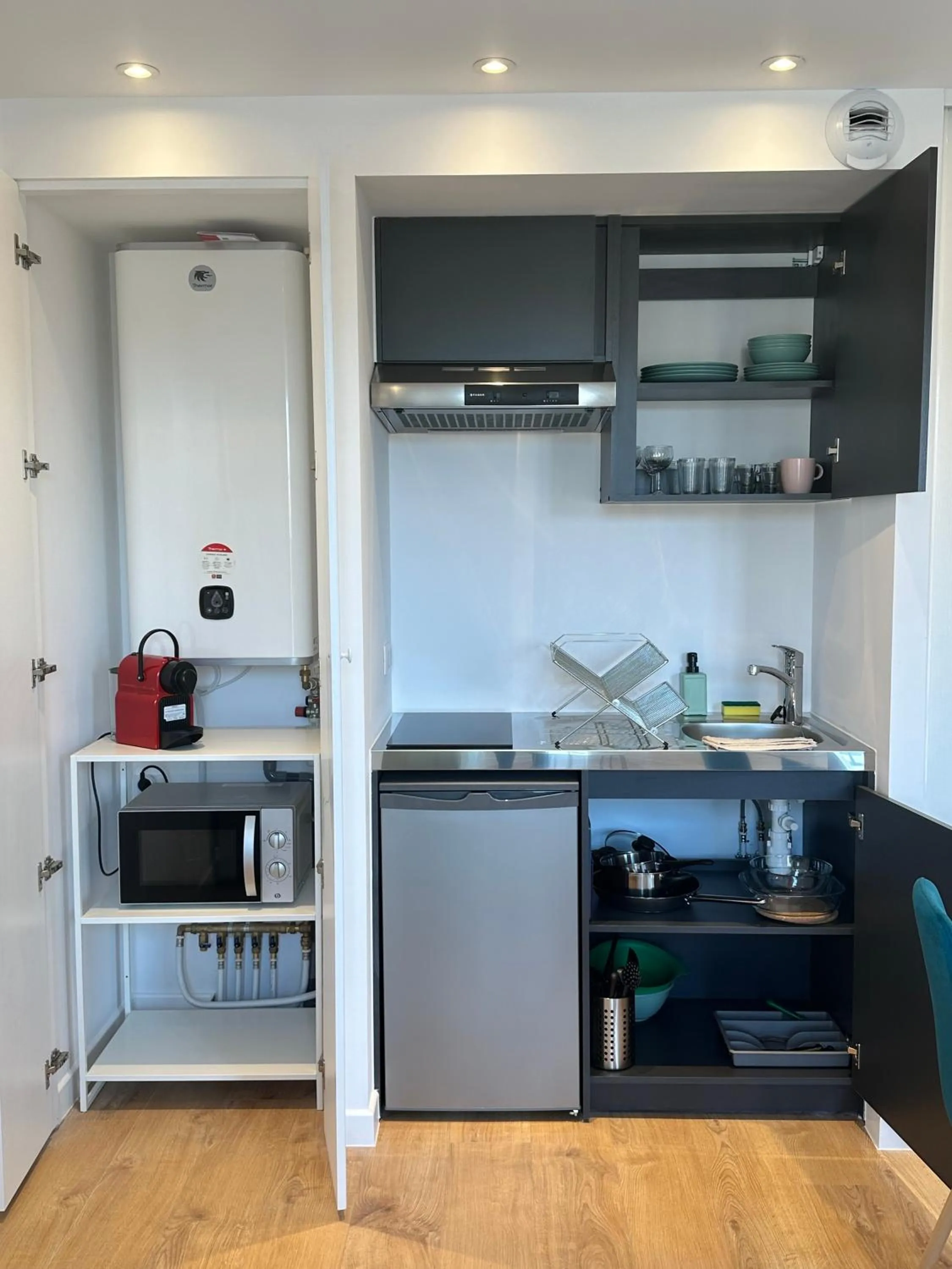 Coffee/tea facilities in Résidence Terminus - appartements