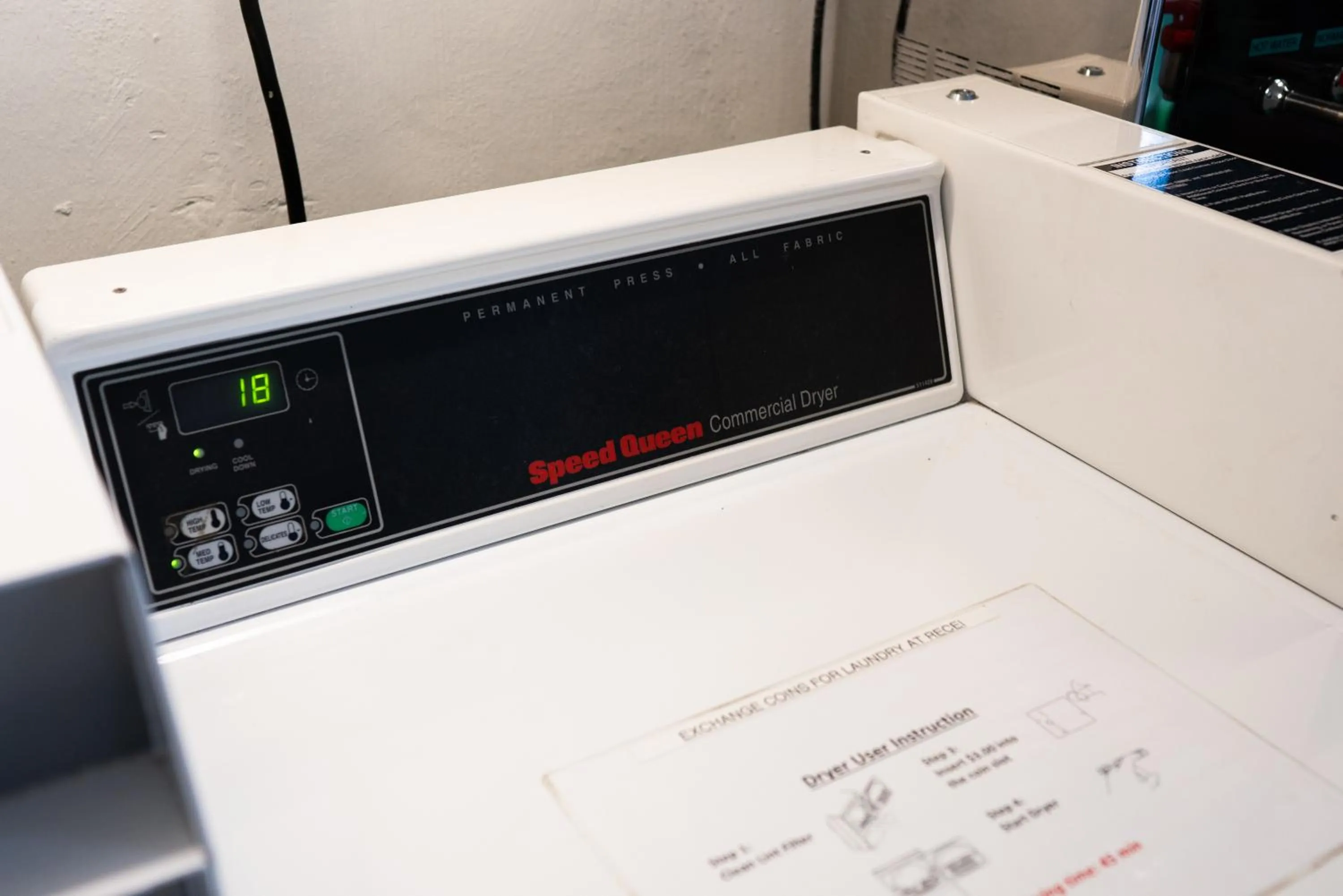 washing machine in Code Hostel at Lavender