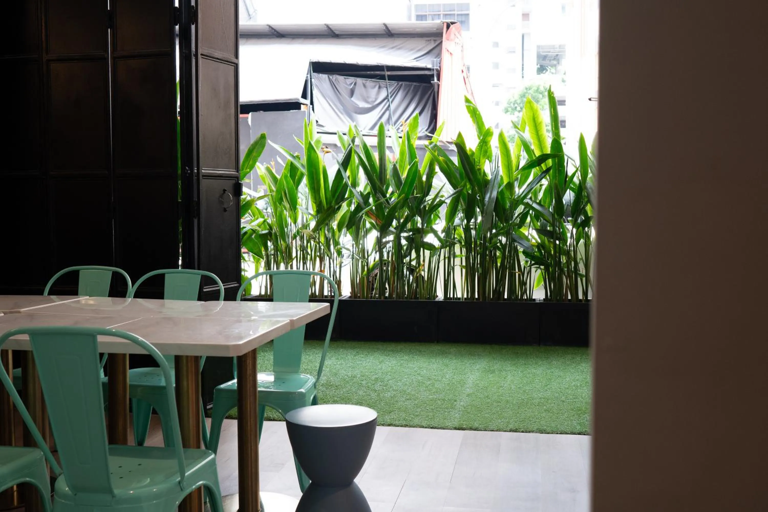 Balcony/Terrace in Code Hostel at Lavender