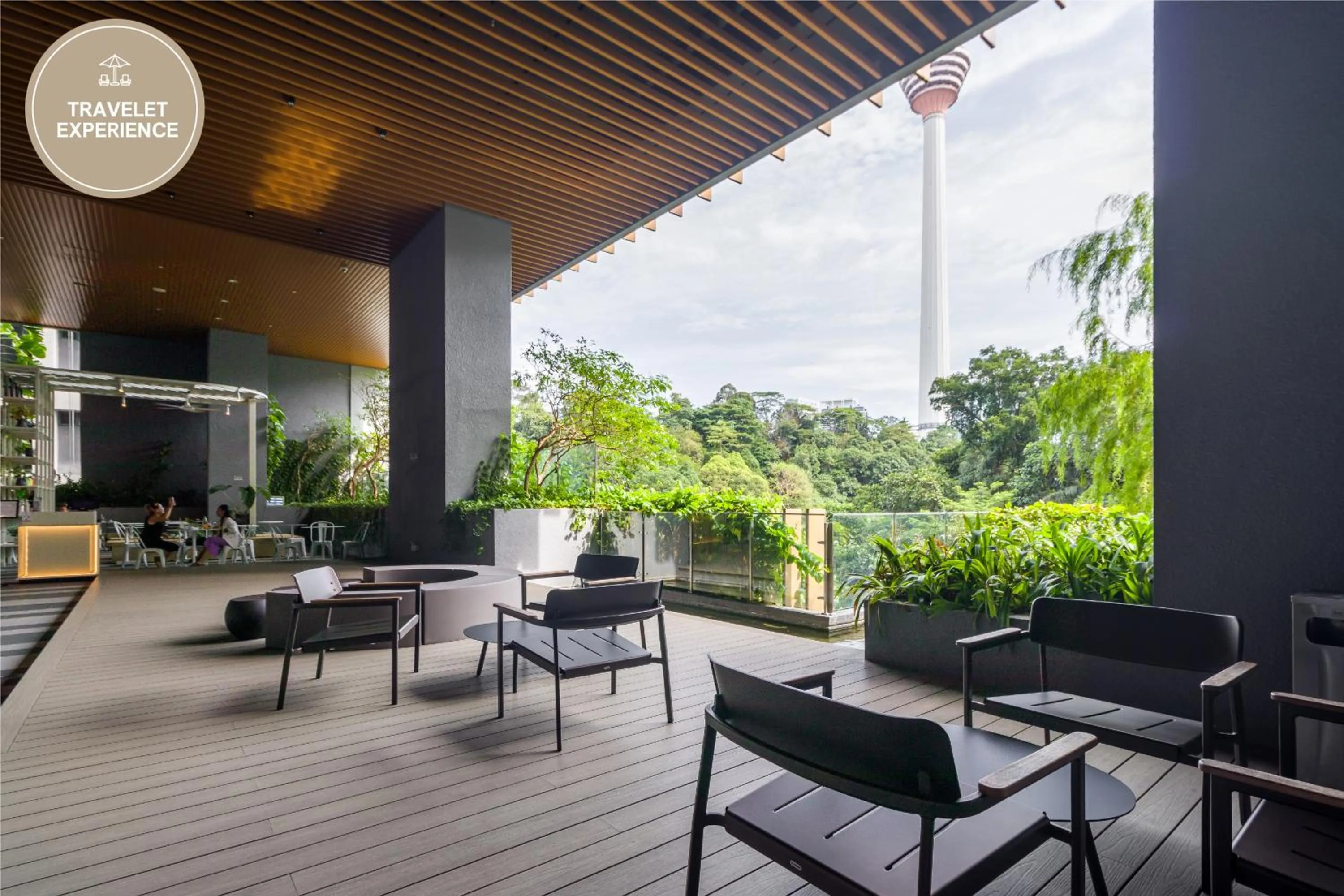 Seating area in Ceylonz Suite KLCC, Travelet