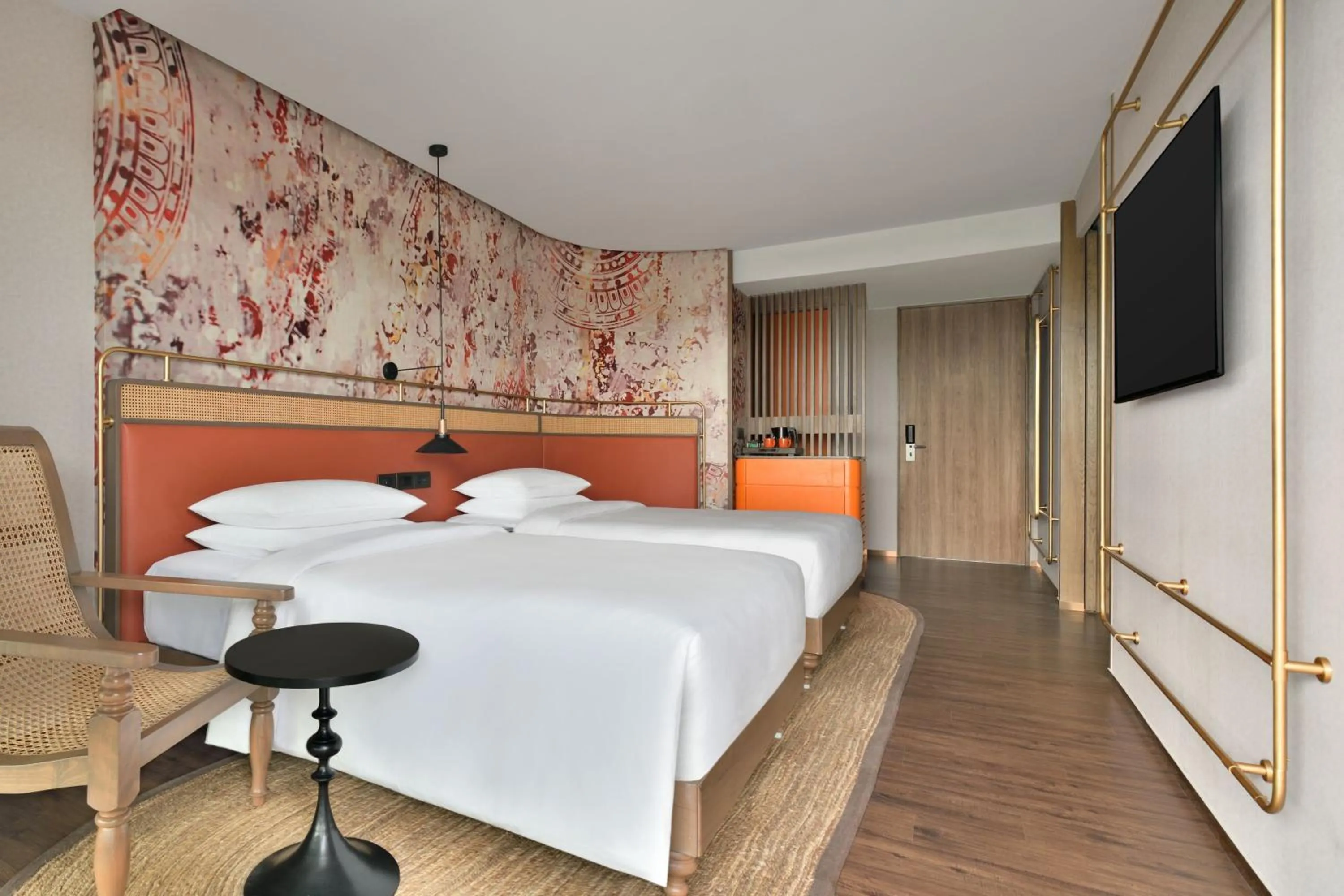 Photo of the whole room, Bed in The Artiste, Kochi, A Tribute Portfolio Hotel , Forum Mall