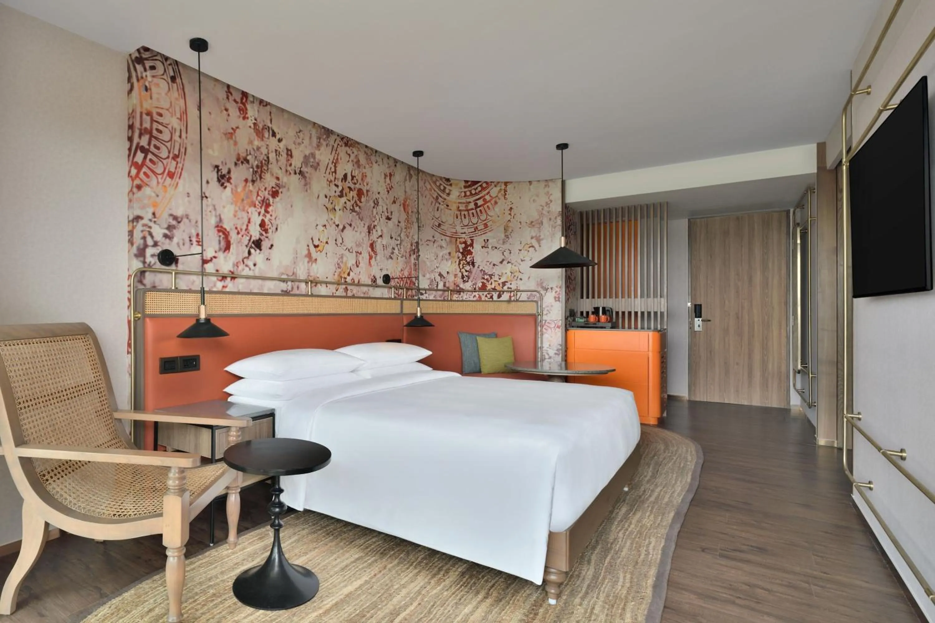Photo of the whole room, Bed in The Artiste, Kochi, A Tribute Portfolio Hotel , Forum Mall
