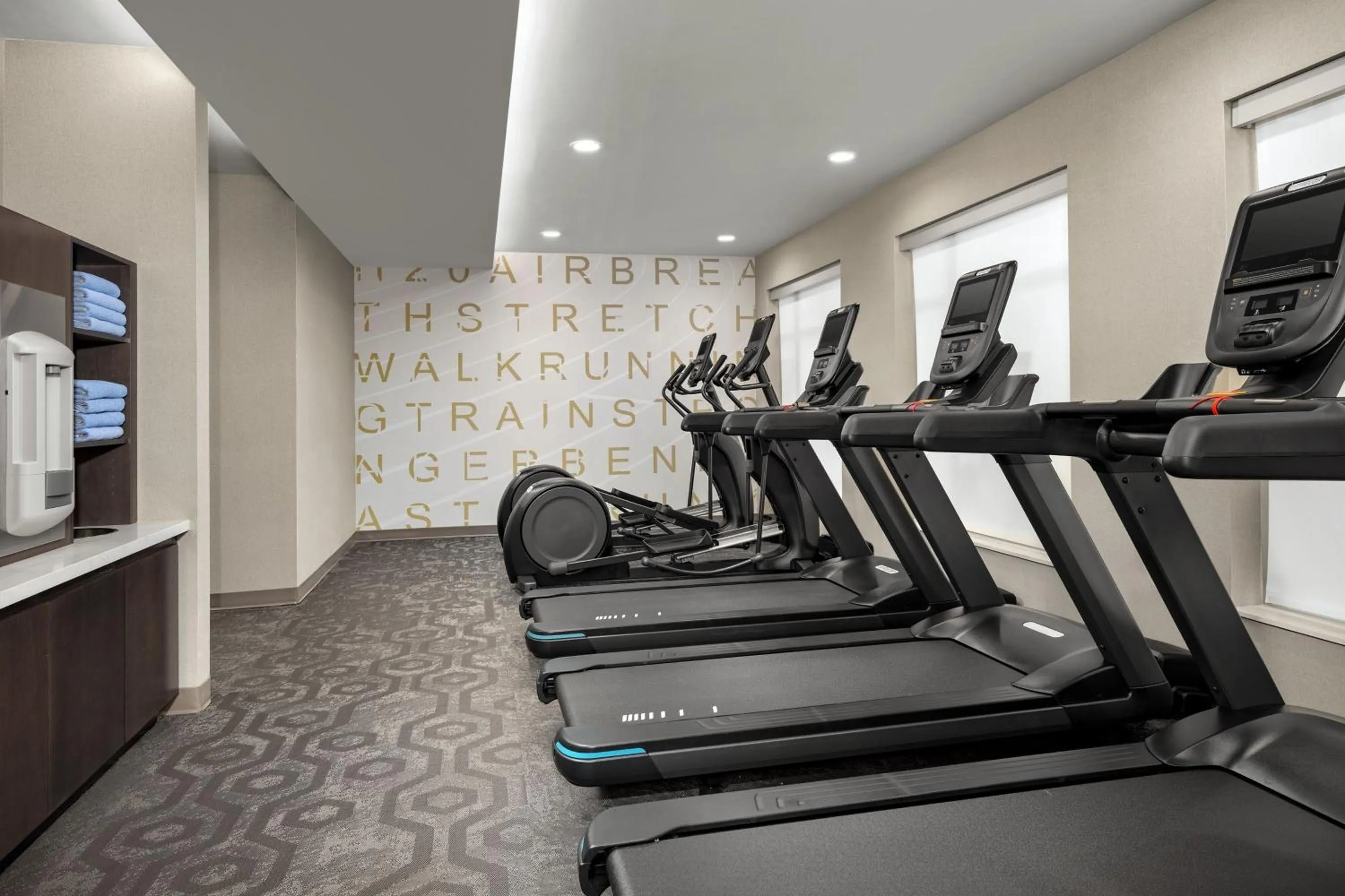 Fitness centre/facilities in Residence Inn by Marriott Dallas Grand Prairie