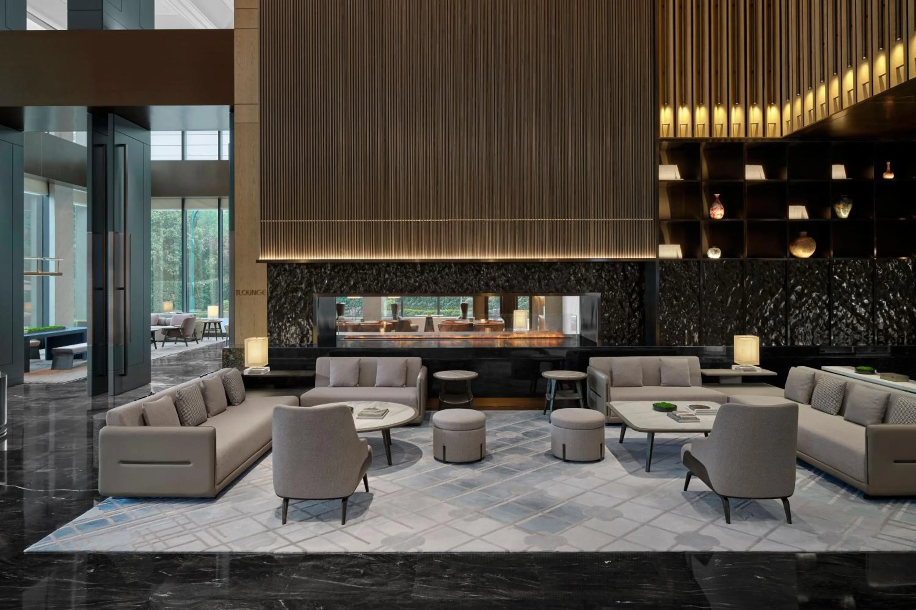 Lobby or reception in JW Marriott Hotel Xi'an Southwest