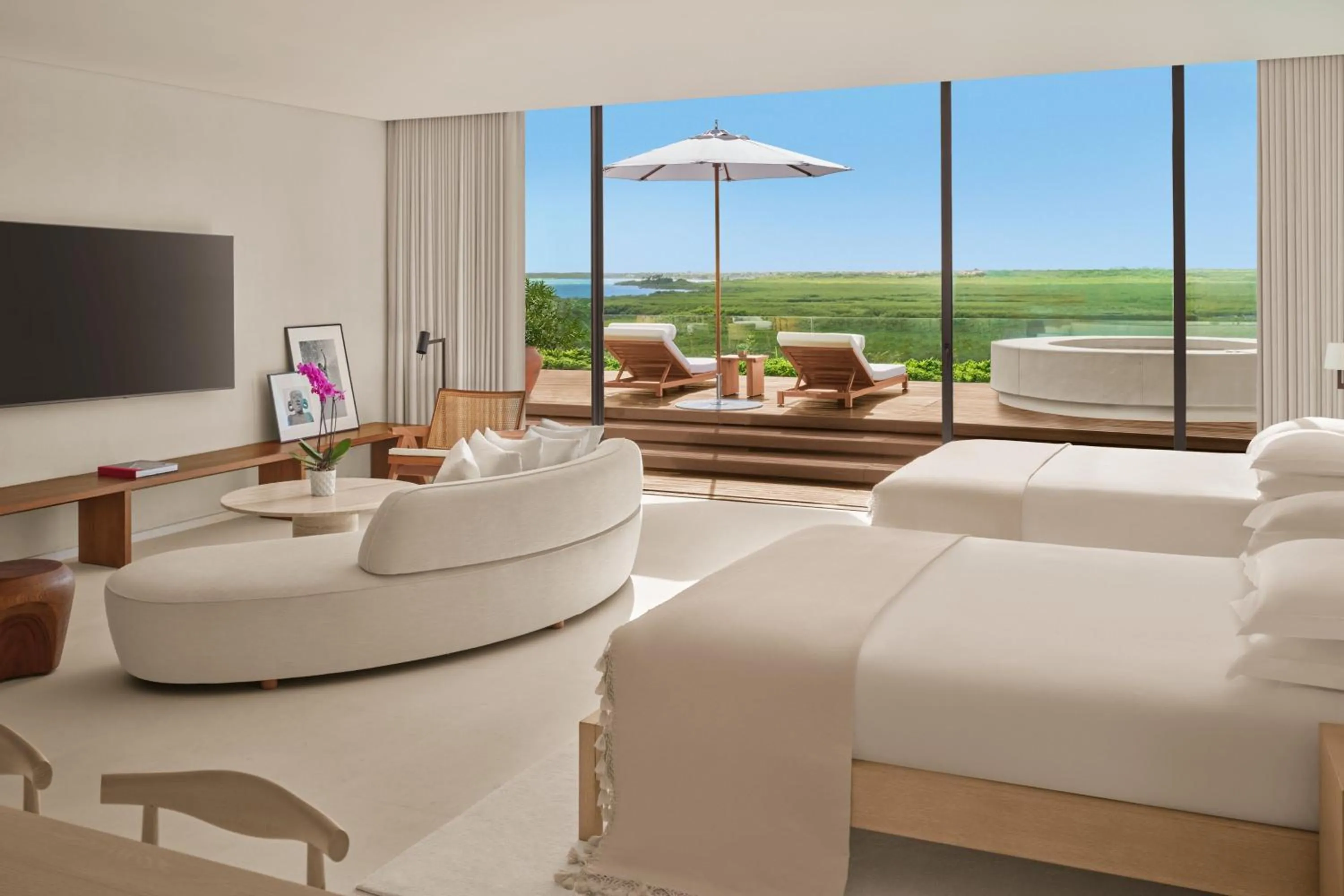 Bedroom in The Riviera Maya EDITION at Kanai