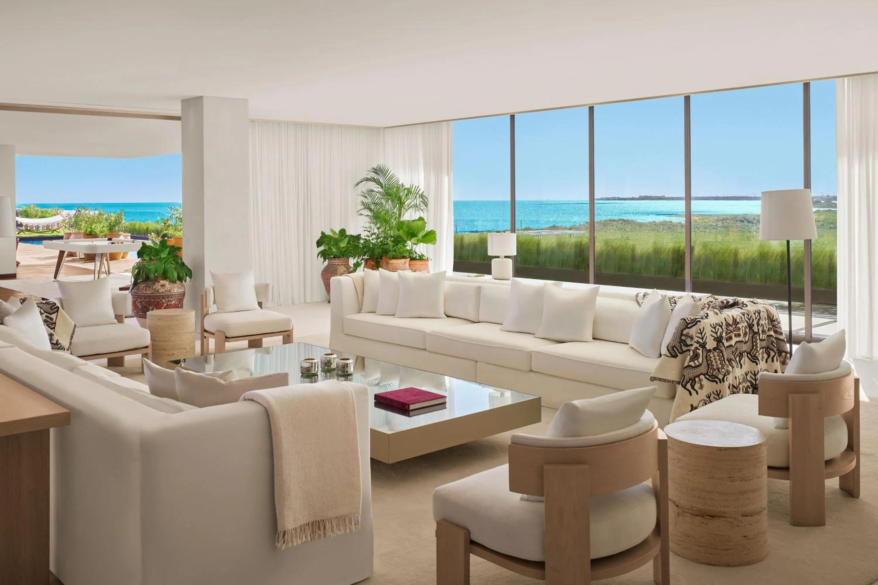 Living room in The Riviera Maya EDITION at Kanai