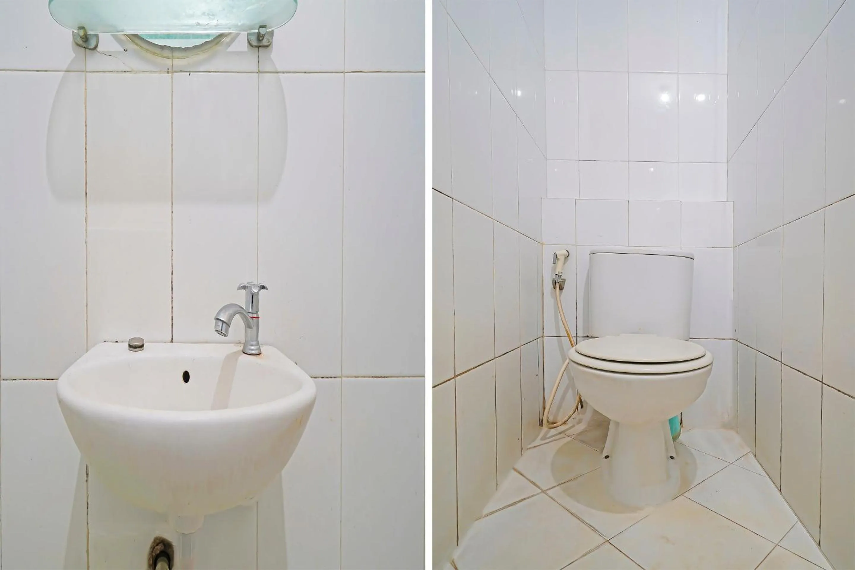 Bathroom in OYO Life 92774 The Edge Apartment By My Home