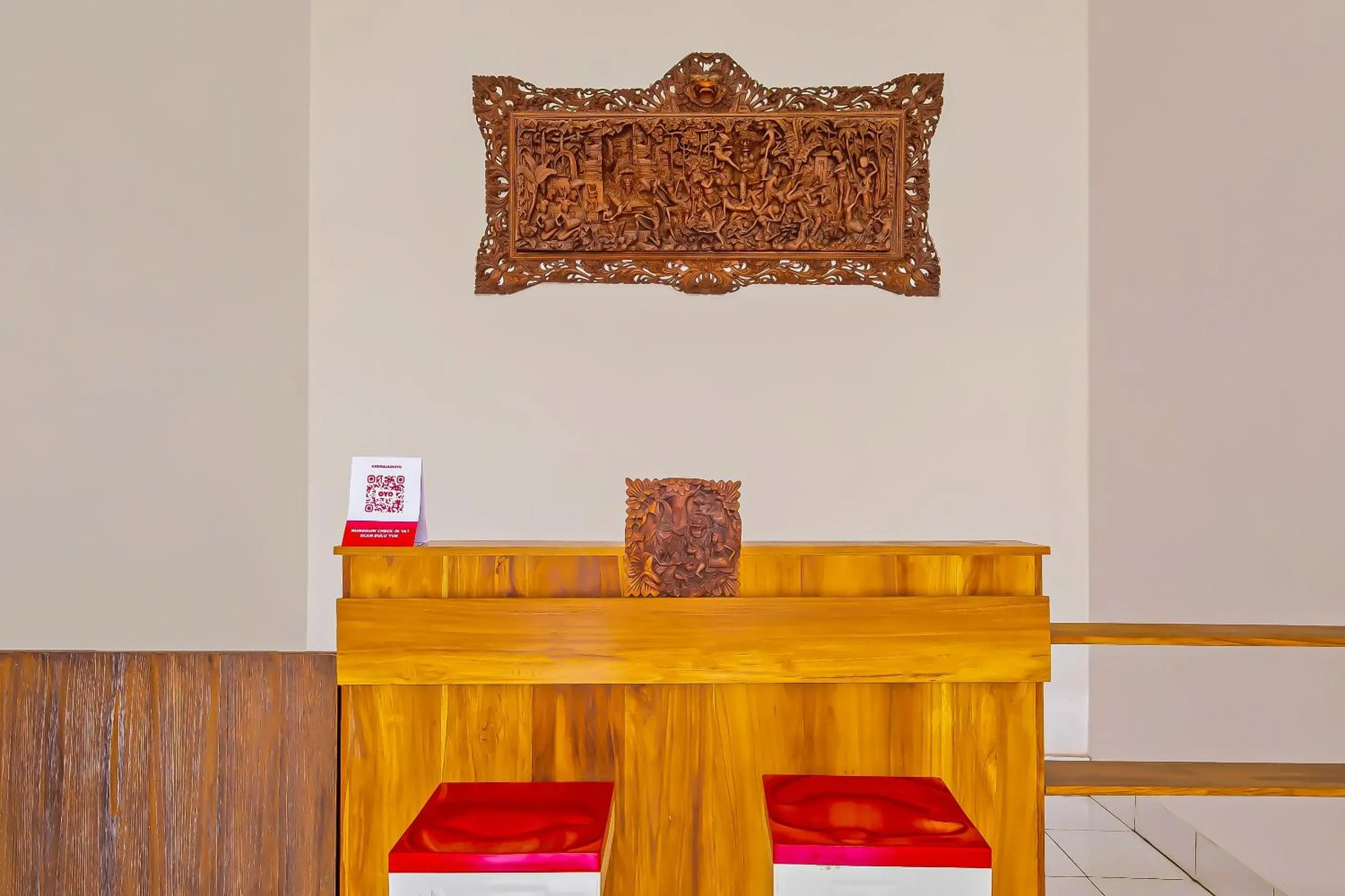 Lobby or reception in OYO Life 92774 The Edge Apartment By My Home