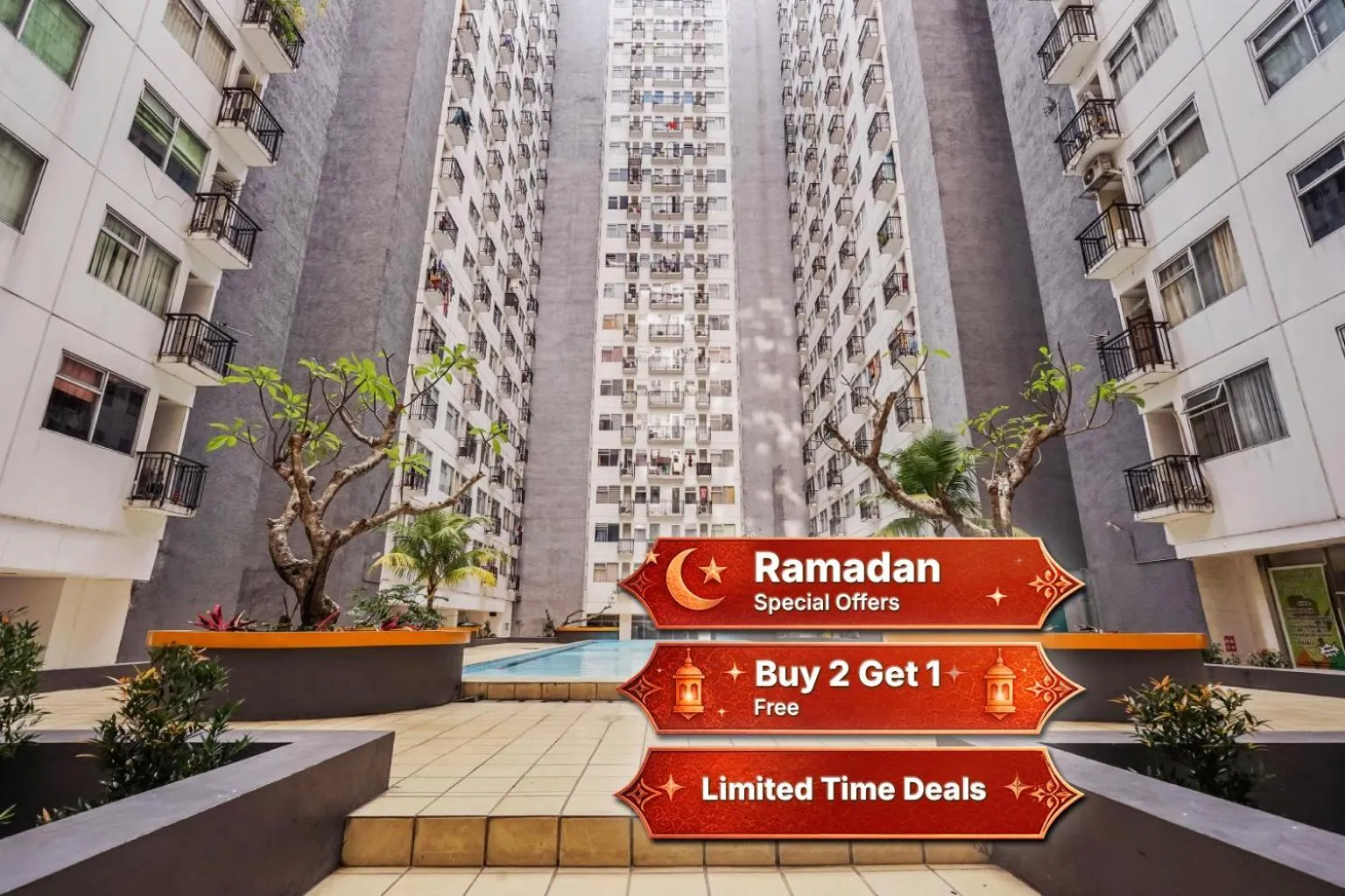 Property building in OYO Life 92649 Jarrdin Apartment By Glory