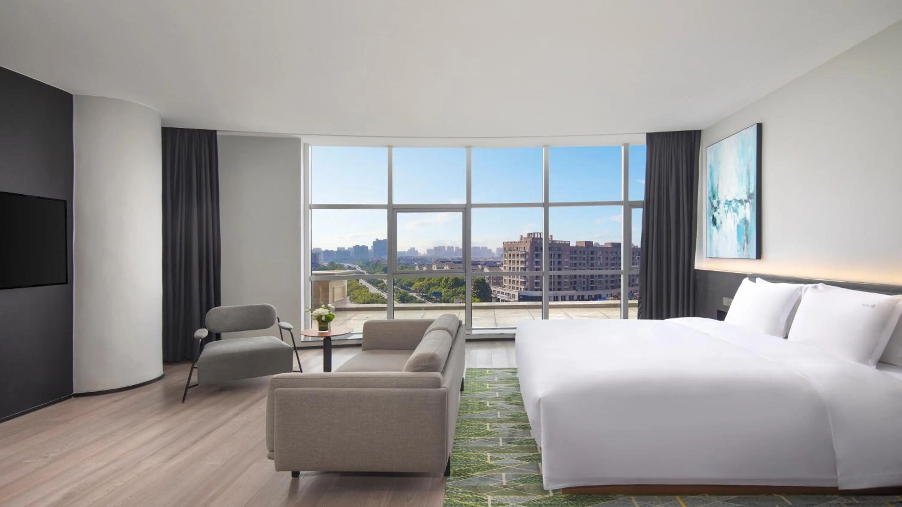 Bed in Holiday Inn Tongxiang