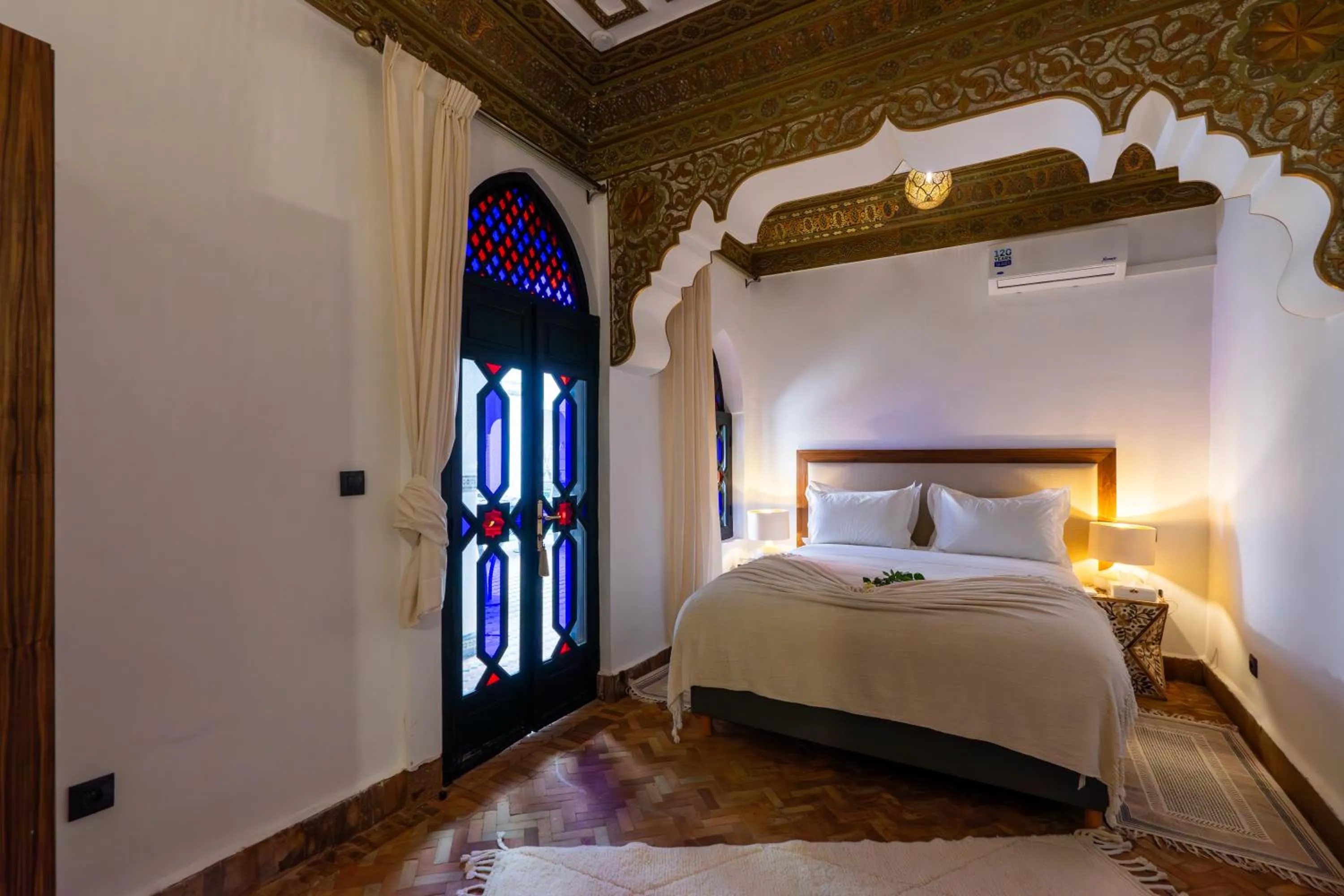 Decorative detail, Bed in The Grand Riad and Spa