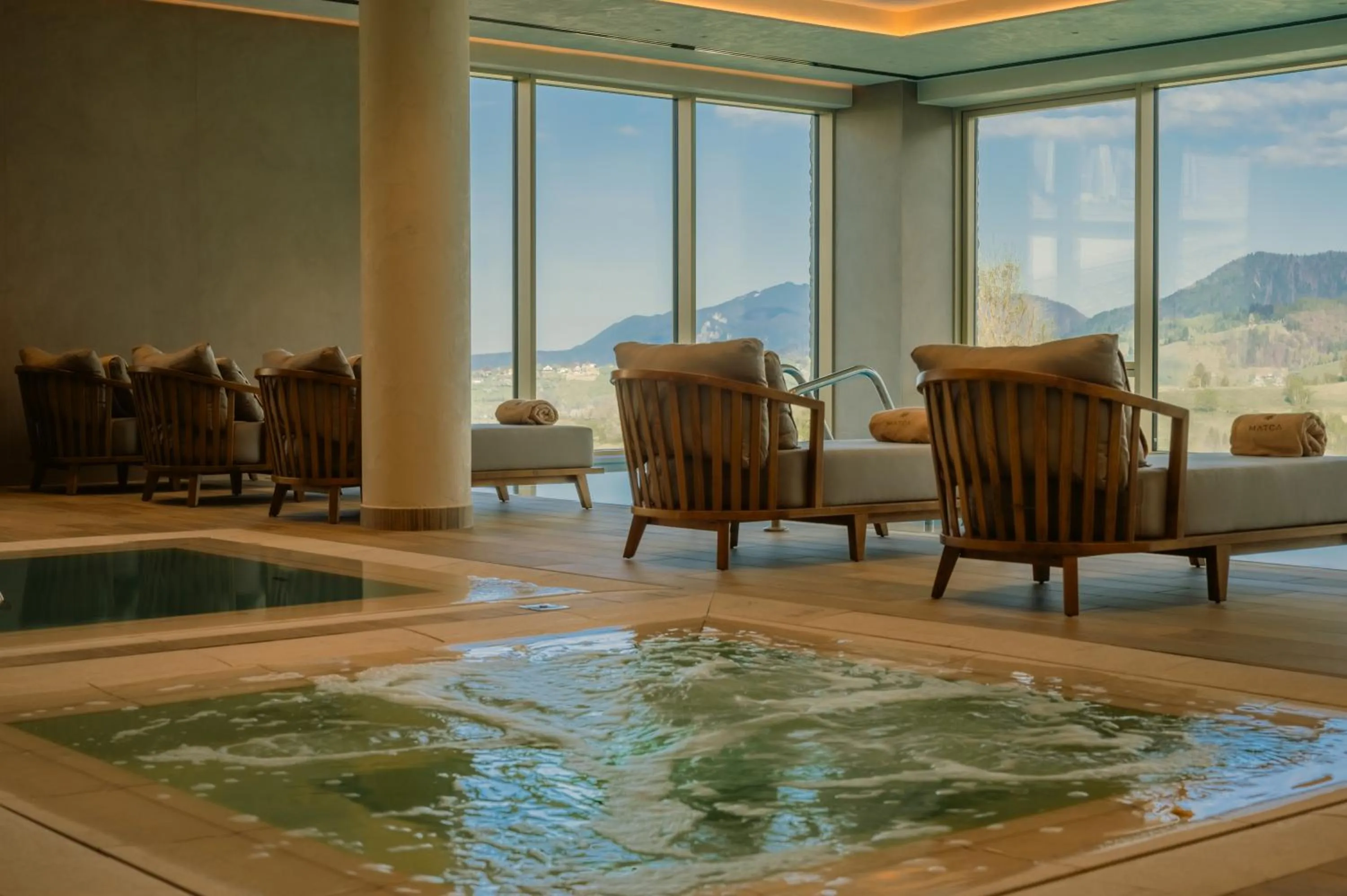 Spa and wellness centre/facilities in Matca Hotel Relais & Châteaux