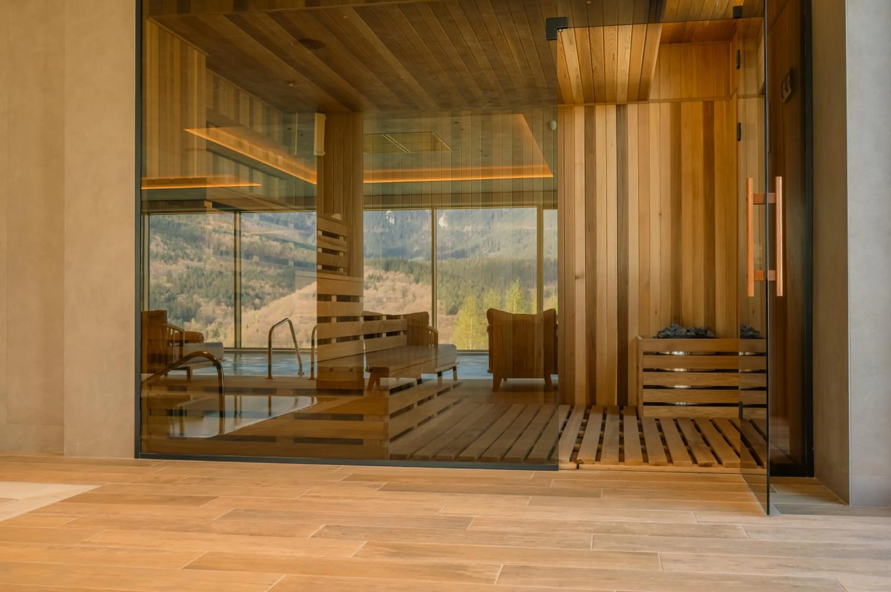 Spa and wellness centre/facilities in Matca Hotel Relais & Châteaux