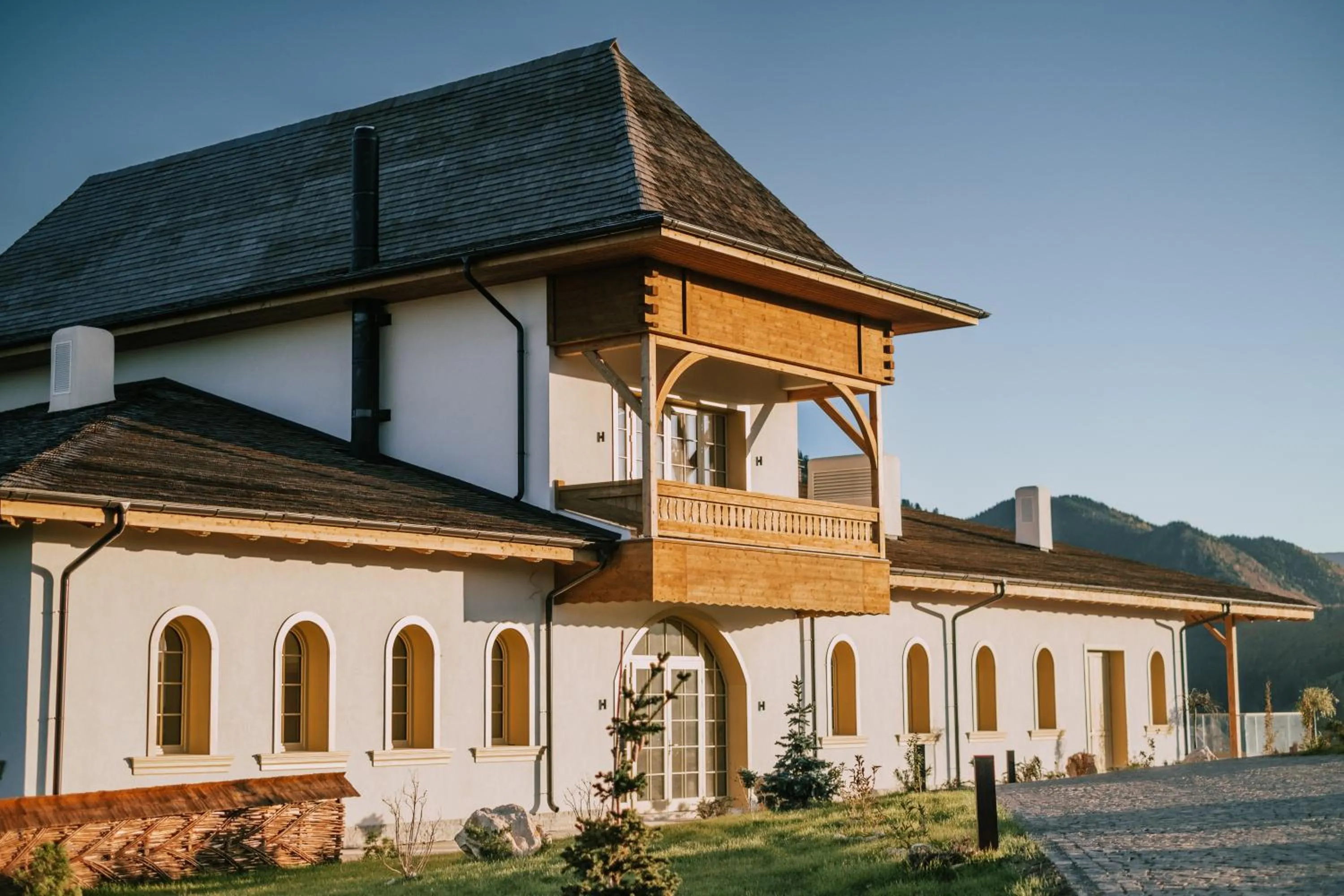 Property building in Matca Hotel Relais & Châteaux