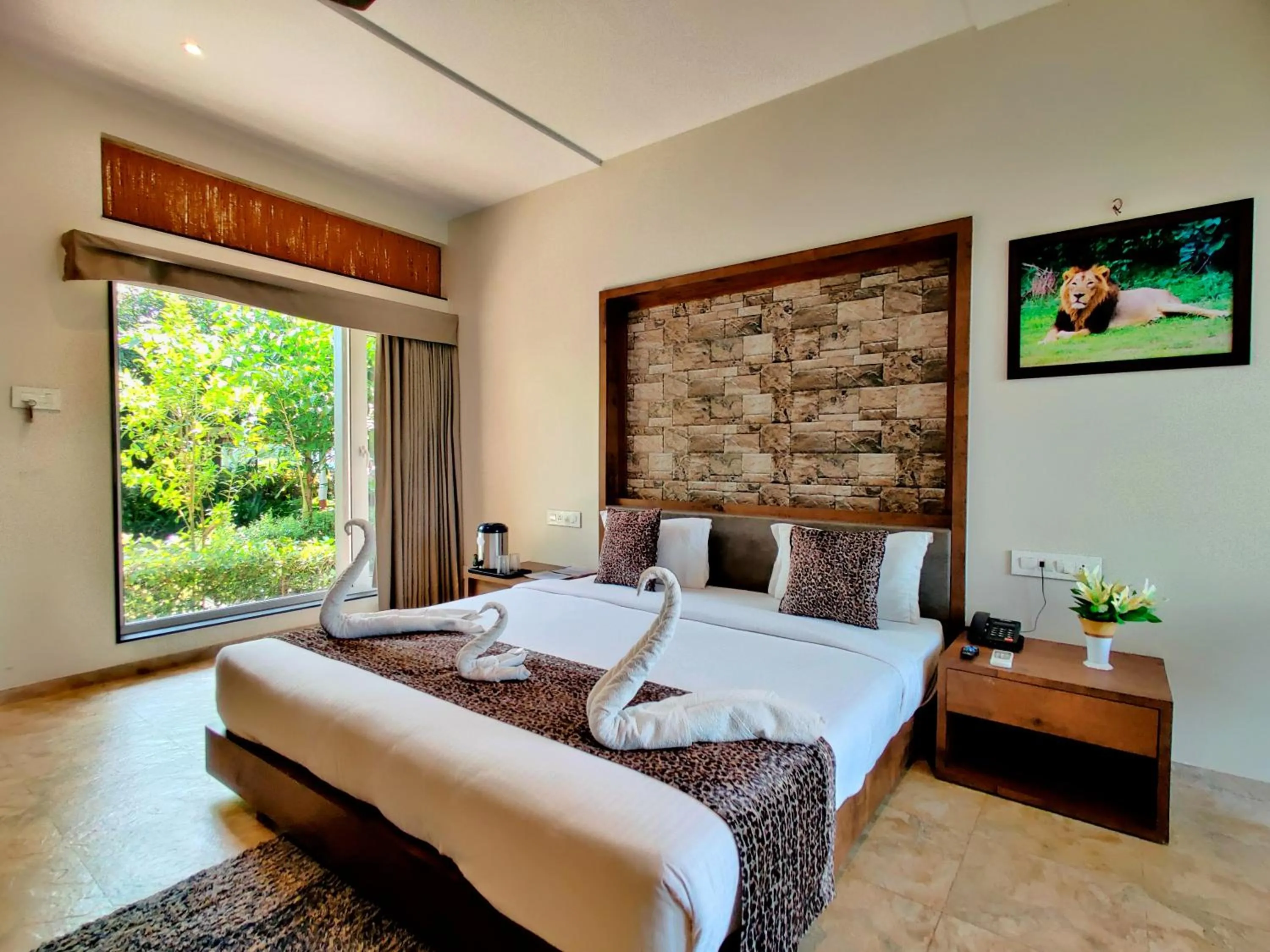 Bed in Lion Signature Family Resort