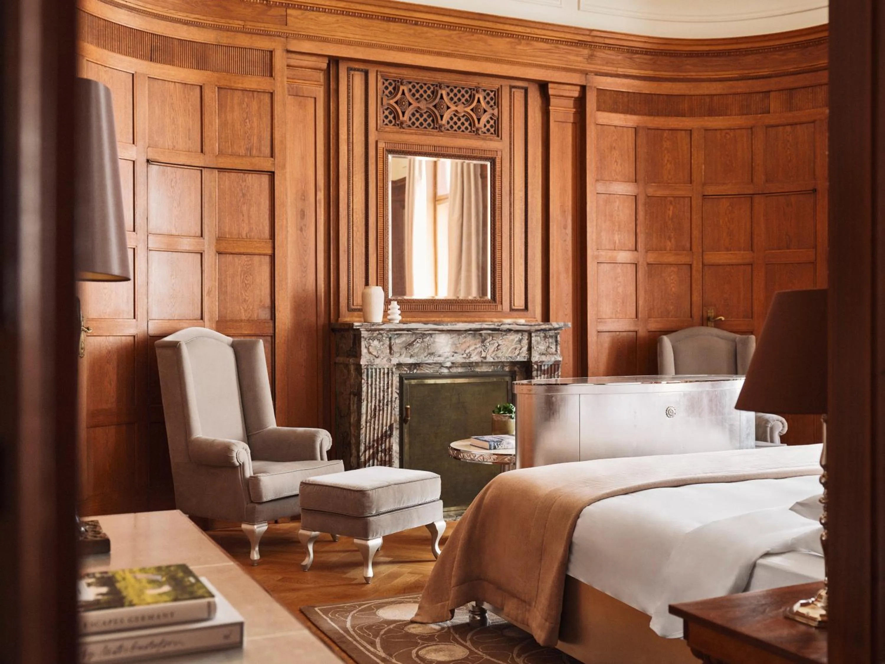 Bed in Park Hyatt Vienna