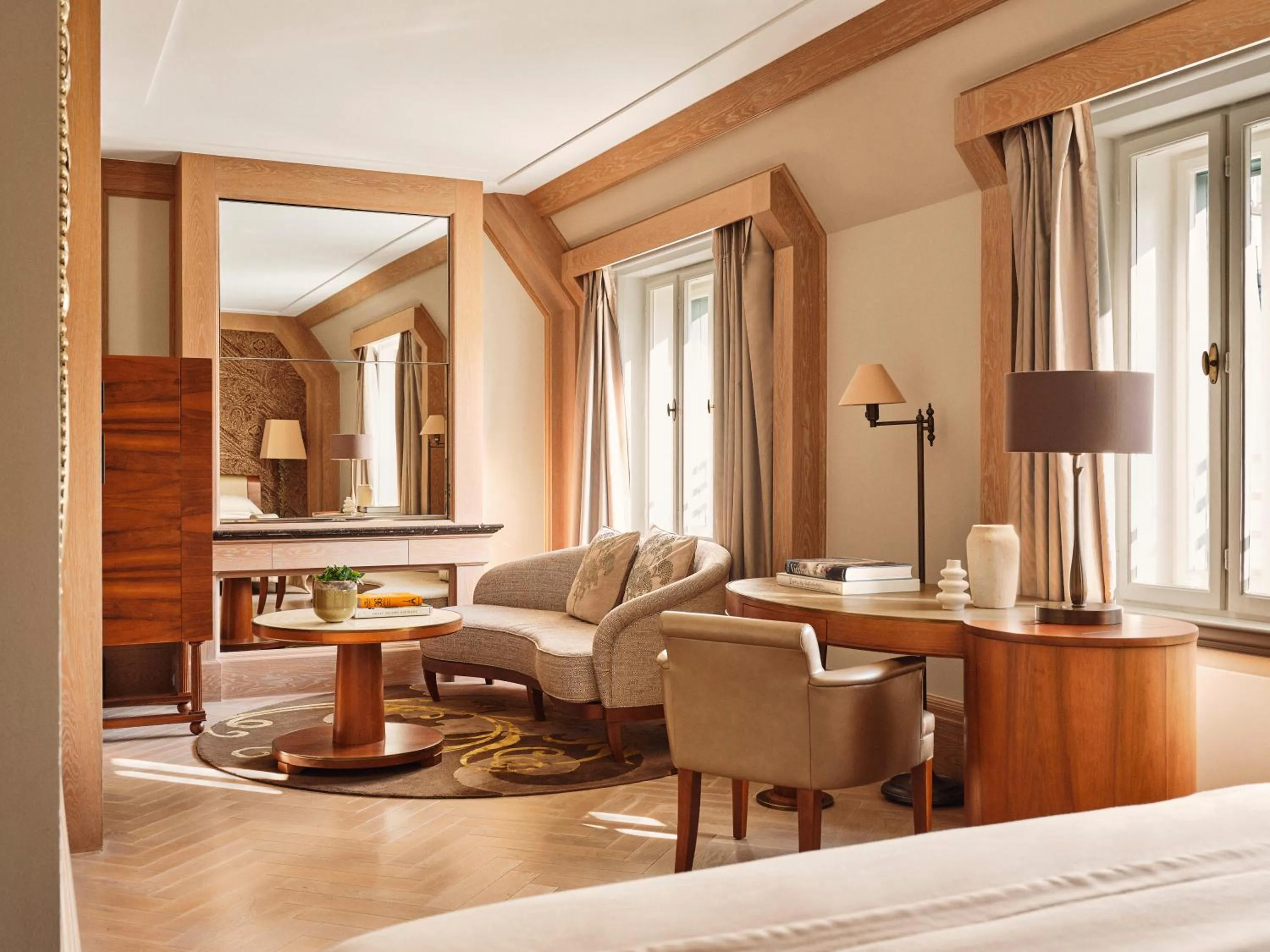Living room, Bed in Park Hyatt Vienna