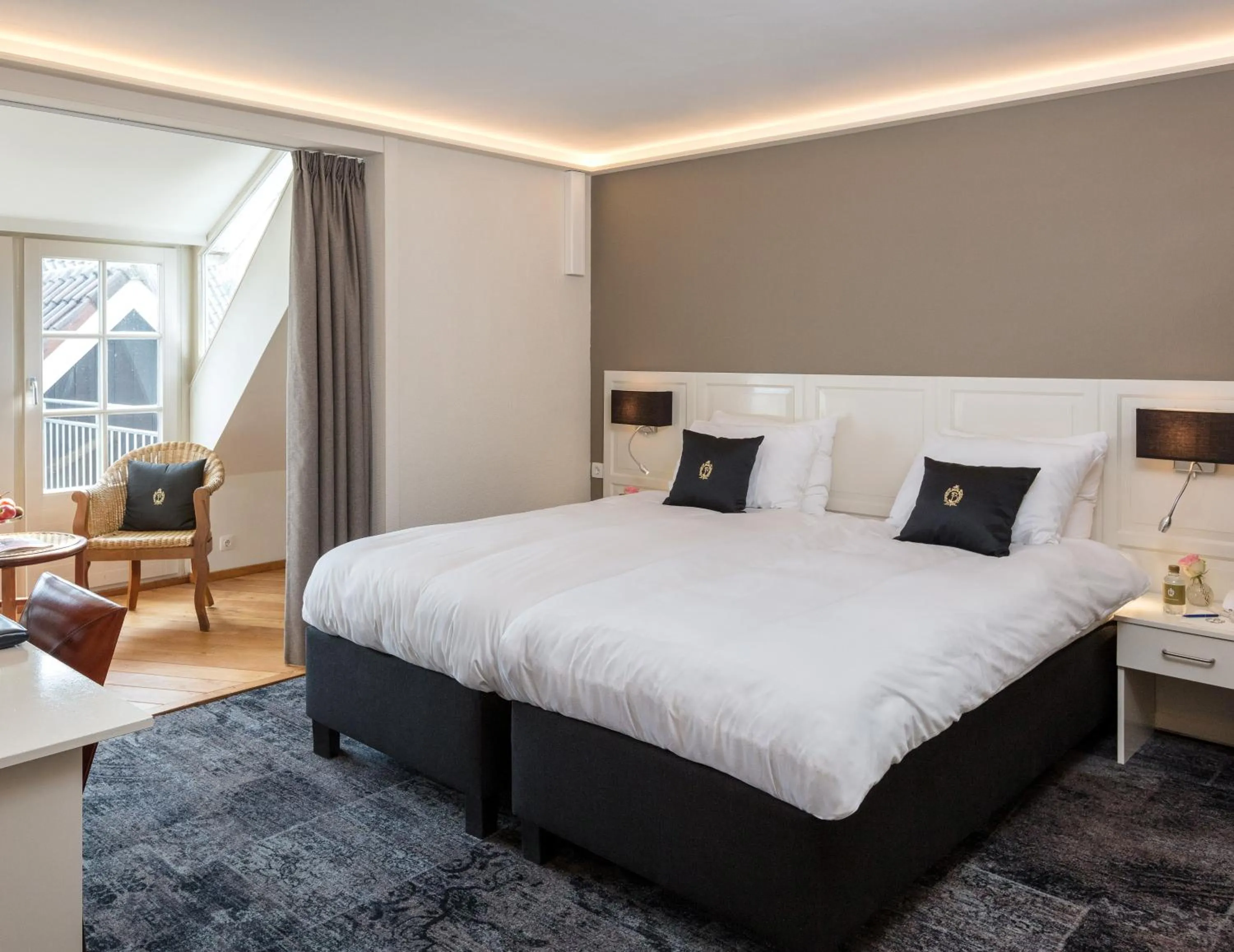 Bedroom, Bed in Landhuishotel De Bloemenbeek