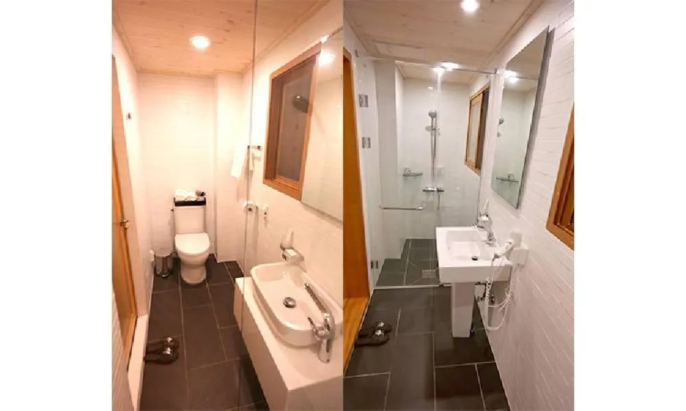 Shower in Hwangnamguan Hanok Village