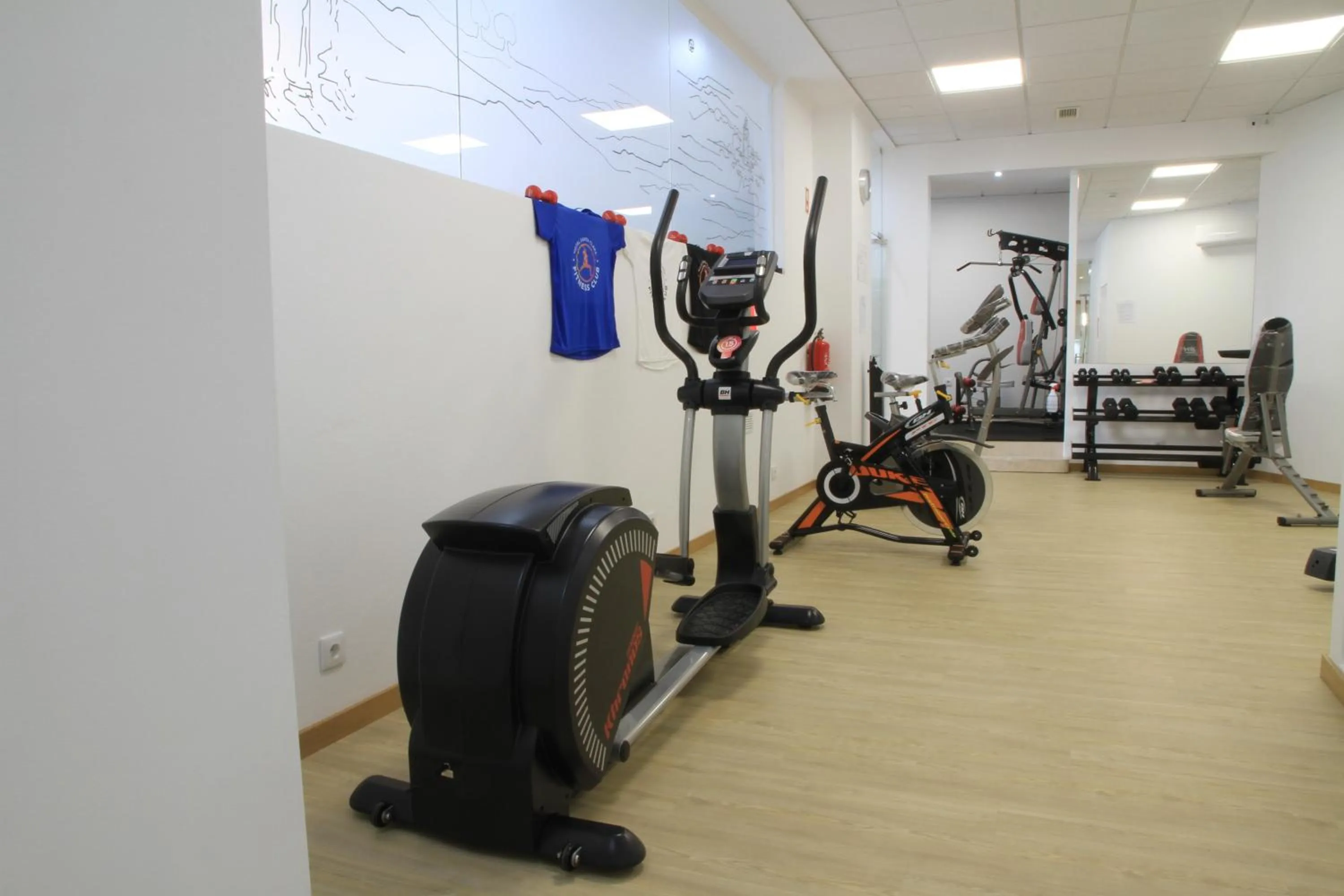 Fitness centre/facilities in Hotel Santa Clara