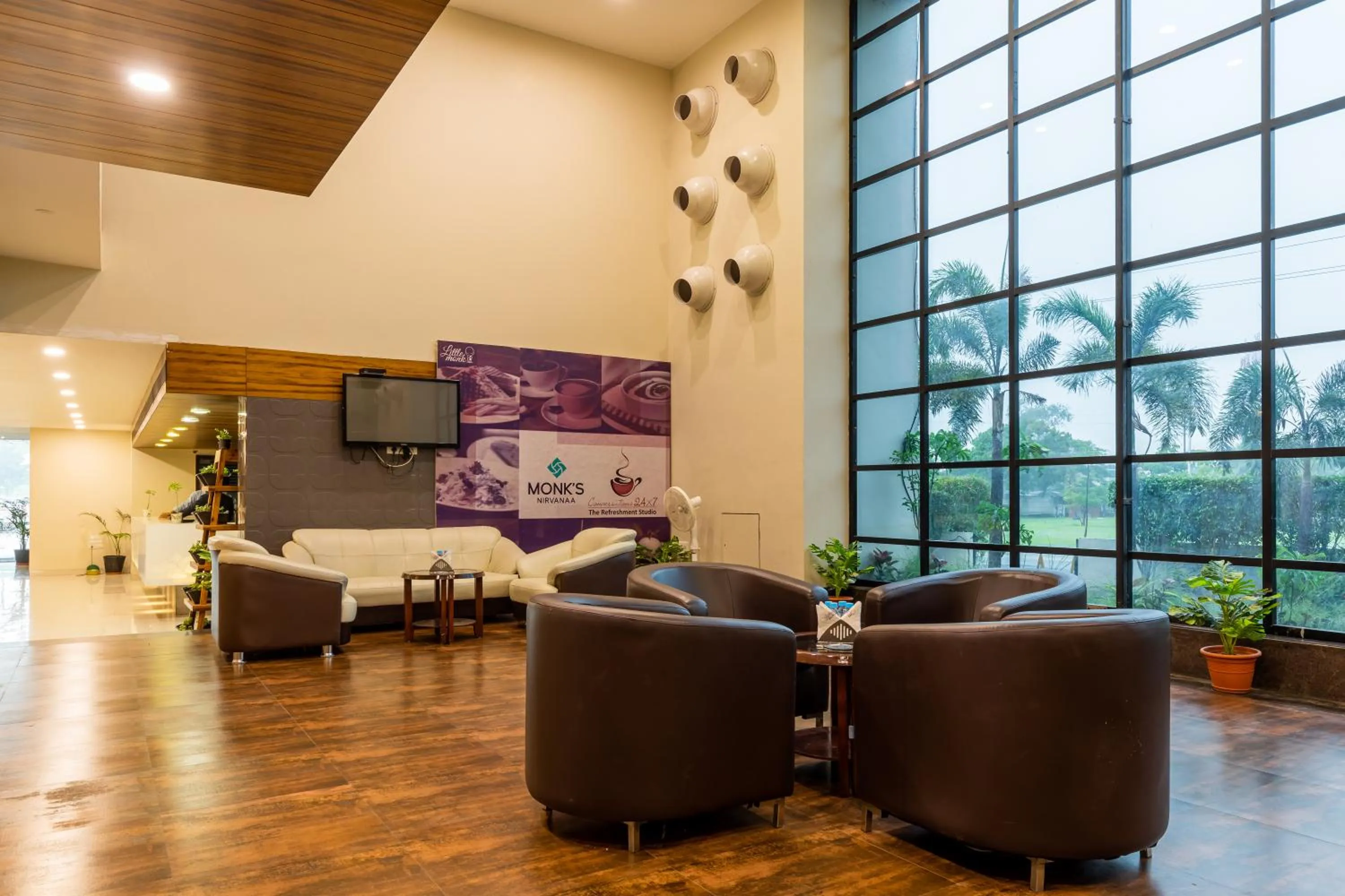 Lobby or reception in Monk's Nirvanaa Hotel & Resort
