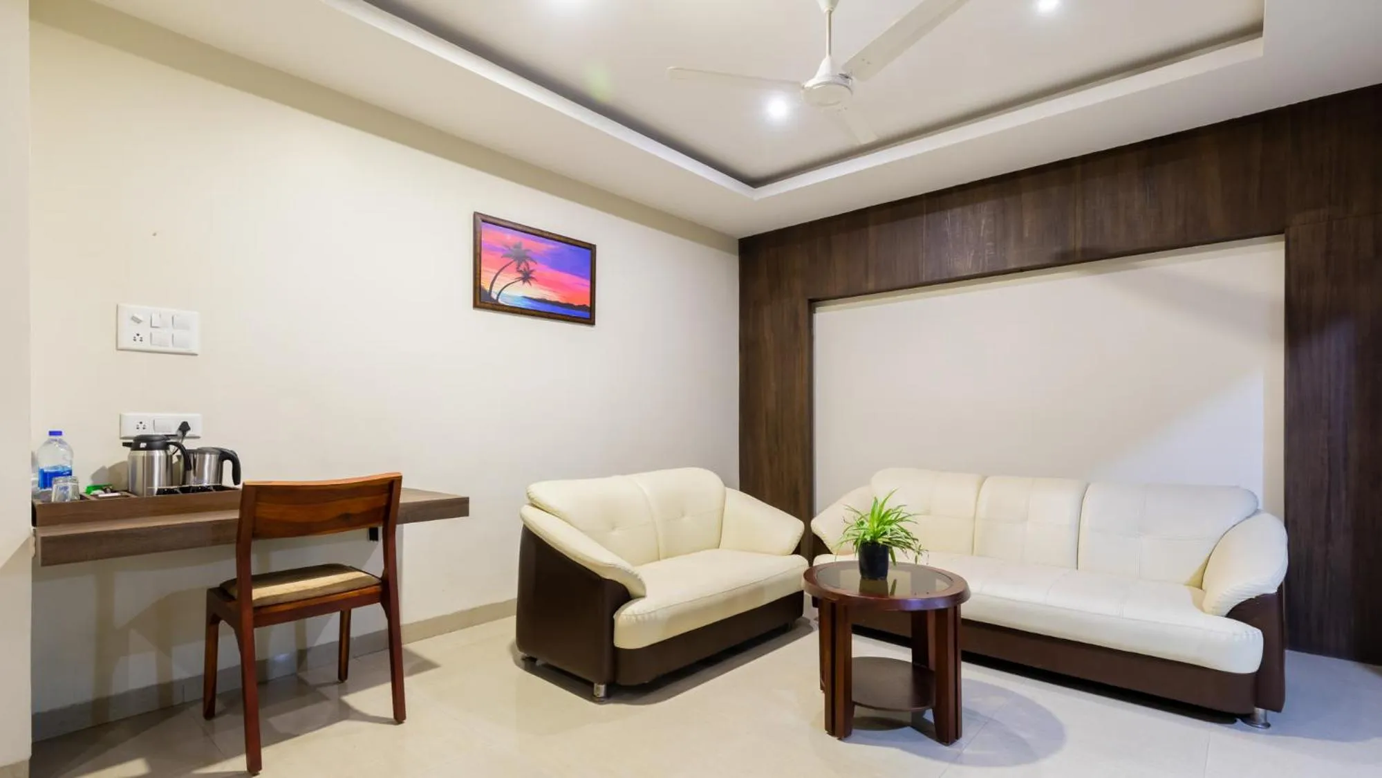 Living room in Monk's Nirvanaa Hotel & Resort