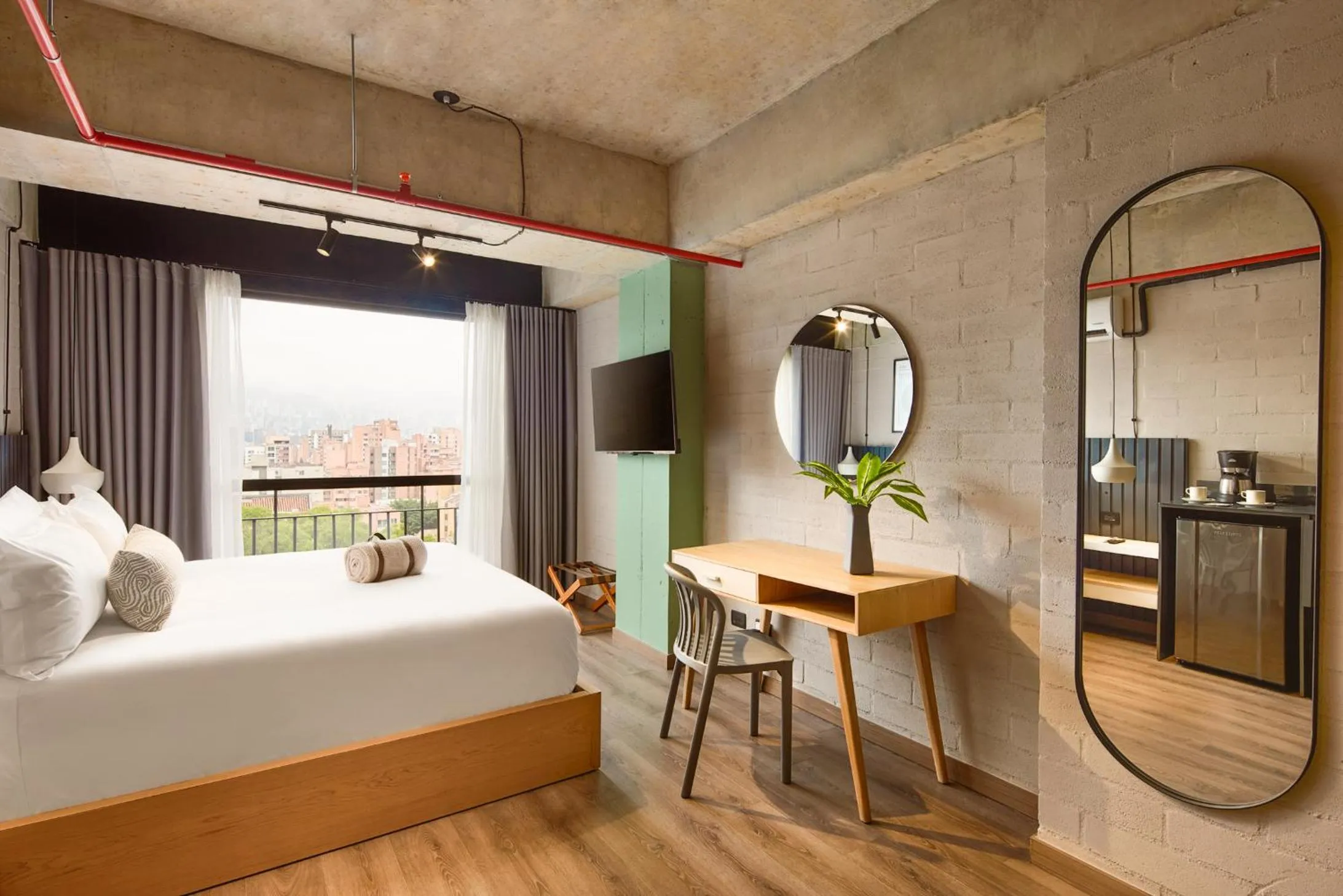 Bed in Urbit Social Lofts